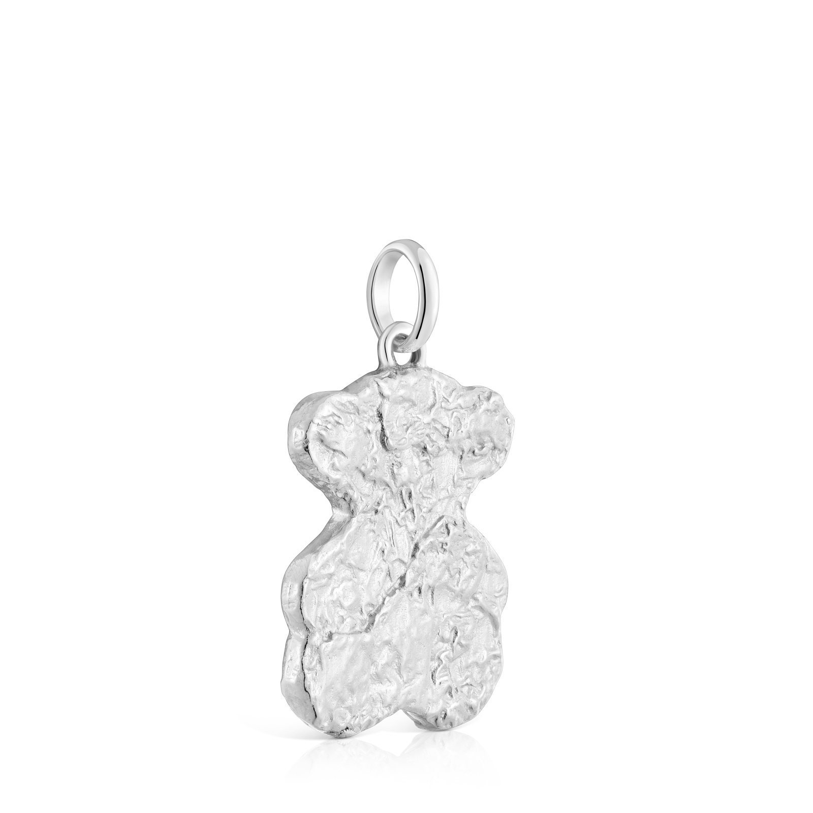 DIJE PLATA OSO TEXTURA - 2