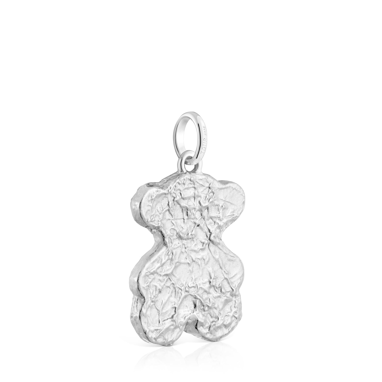 DIJE PLATA OSO TEXTURA - 3
