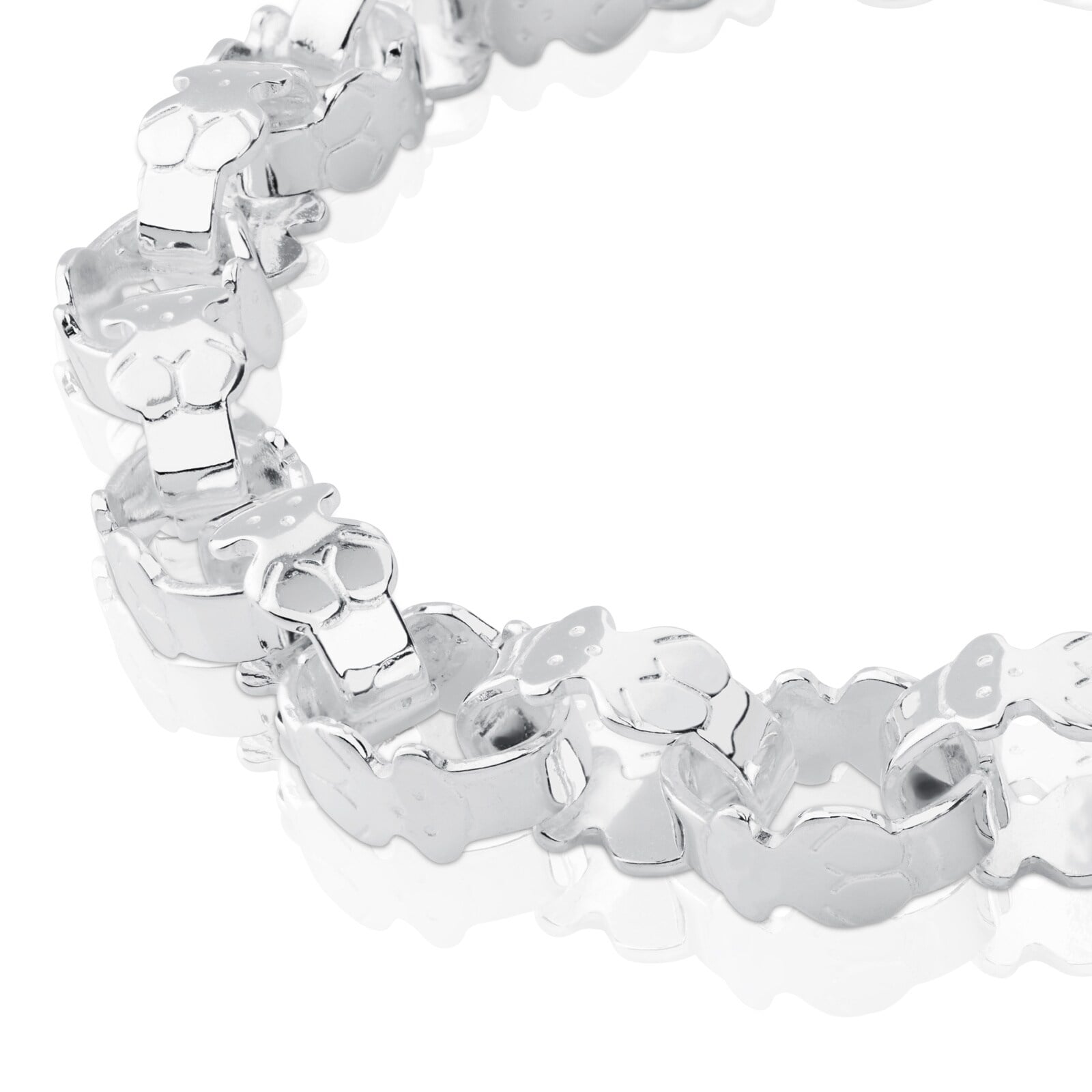 PULSERA DE PLATA CON ESLABONES TOUS BEAR - 2