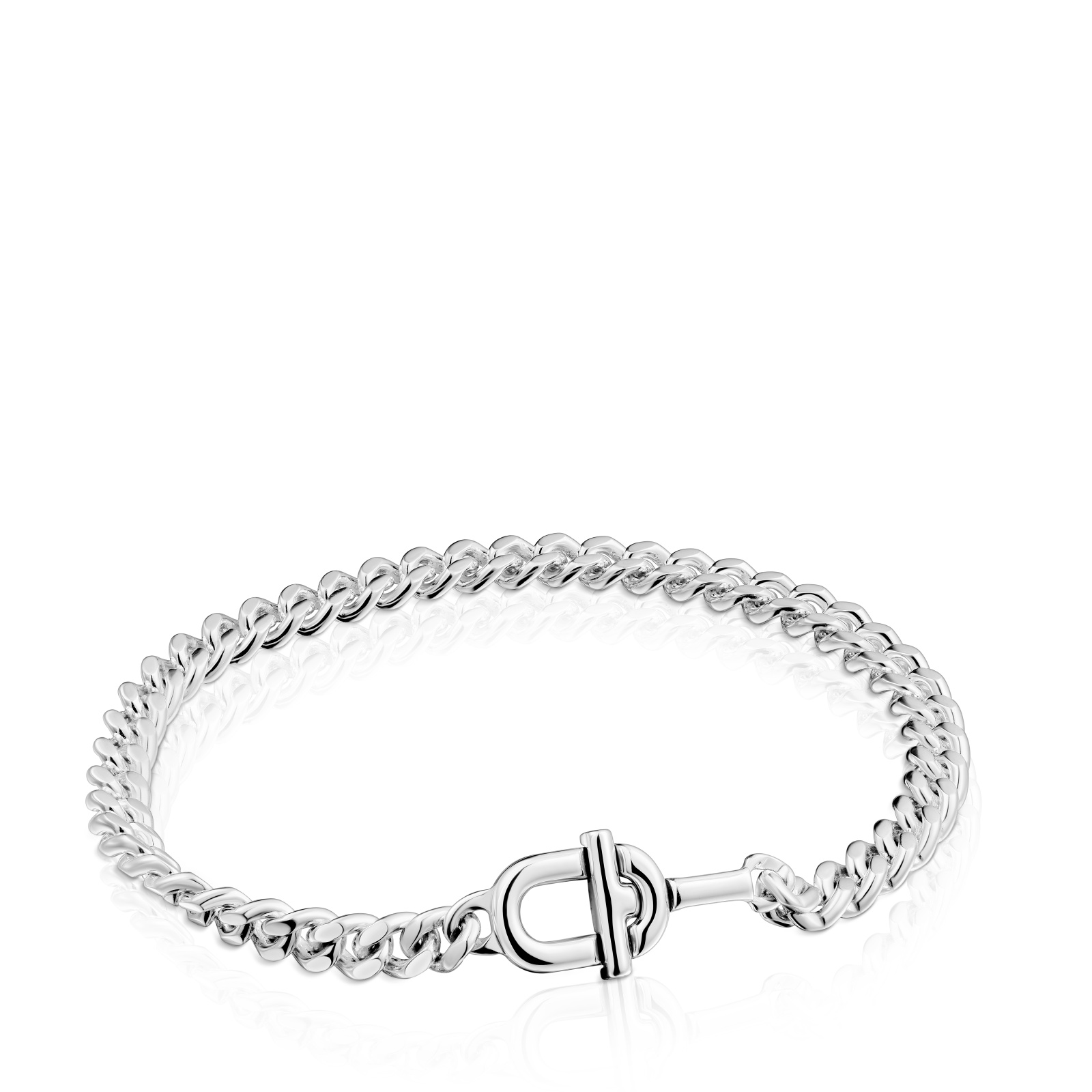 PULSERA BARBADA DE PLATA TOUS MANIFESTO - 1
