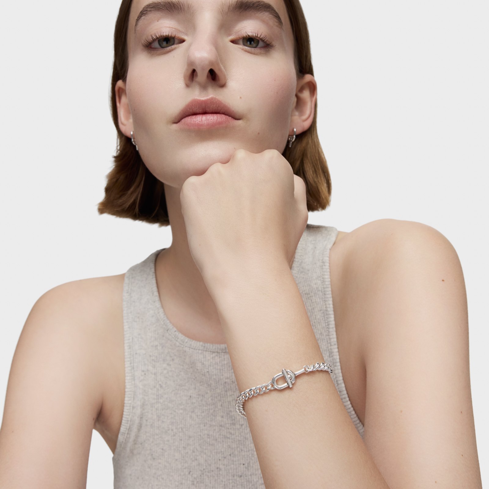PULSERA BARBADA DE PLATA TOUS MANIFESTO - 4