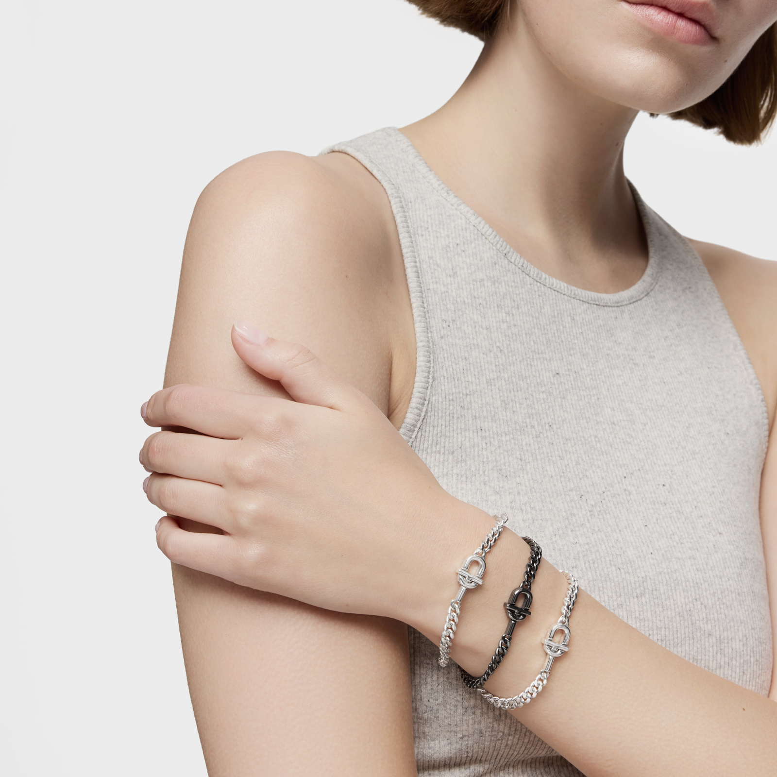 PULSERA BARBADA DE PLATA TOUS MANIFESTO - 5
