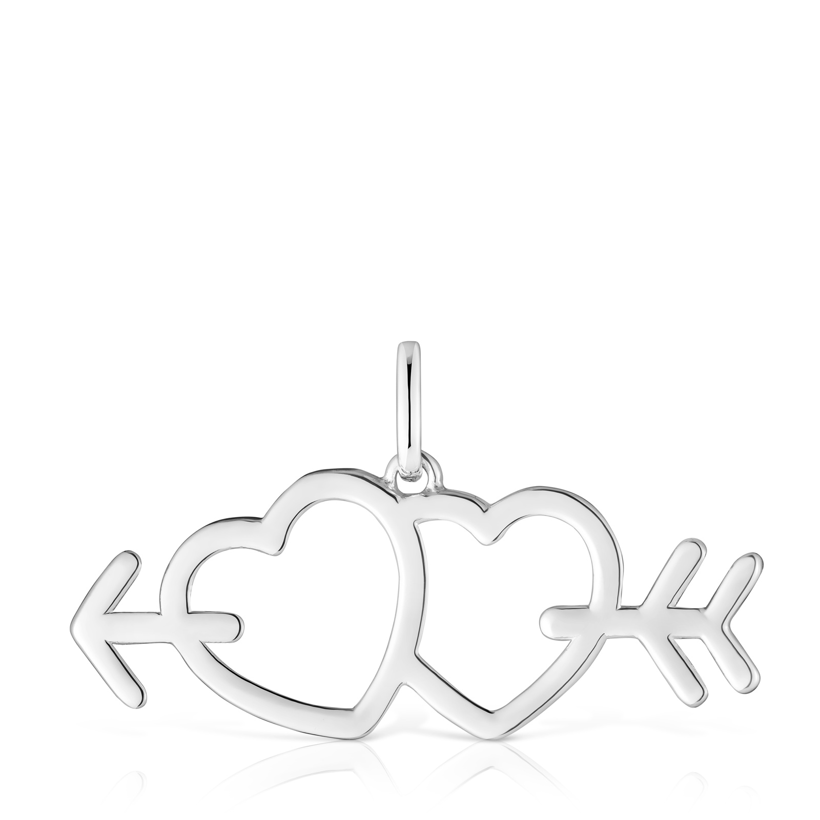 COLGANTE DE PLATA MOTIVOS FLECHA/CORAZÓN MEDALLIONS - 1