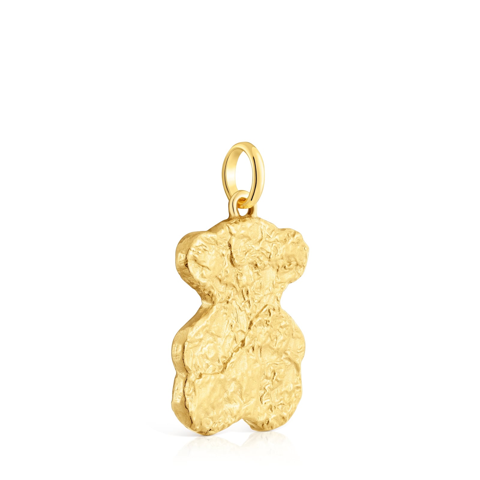 DIJE PLATA BAÑO ORO 18KT OSO - 2