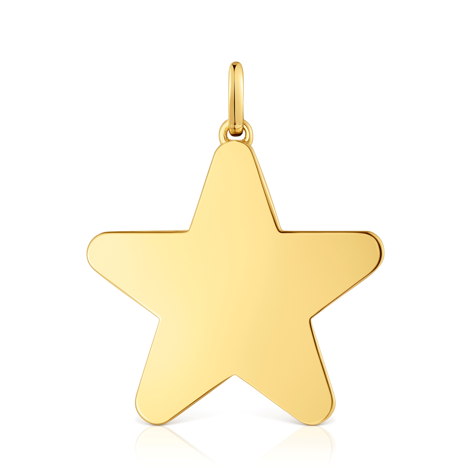 COLGANTE PLATA 1ªLEY BAÑO ORO ESTREL 29MM - 1