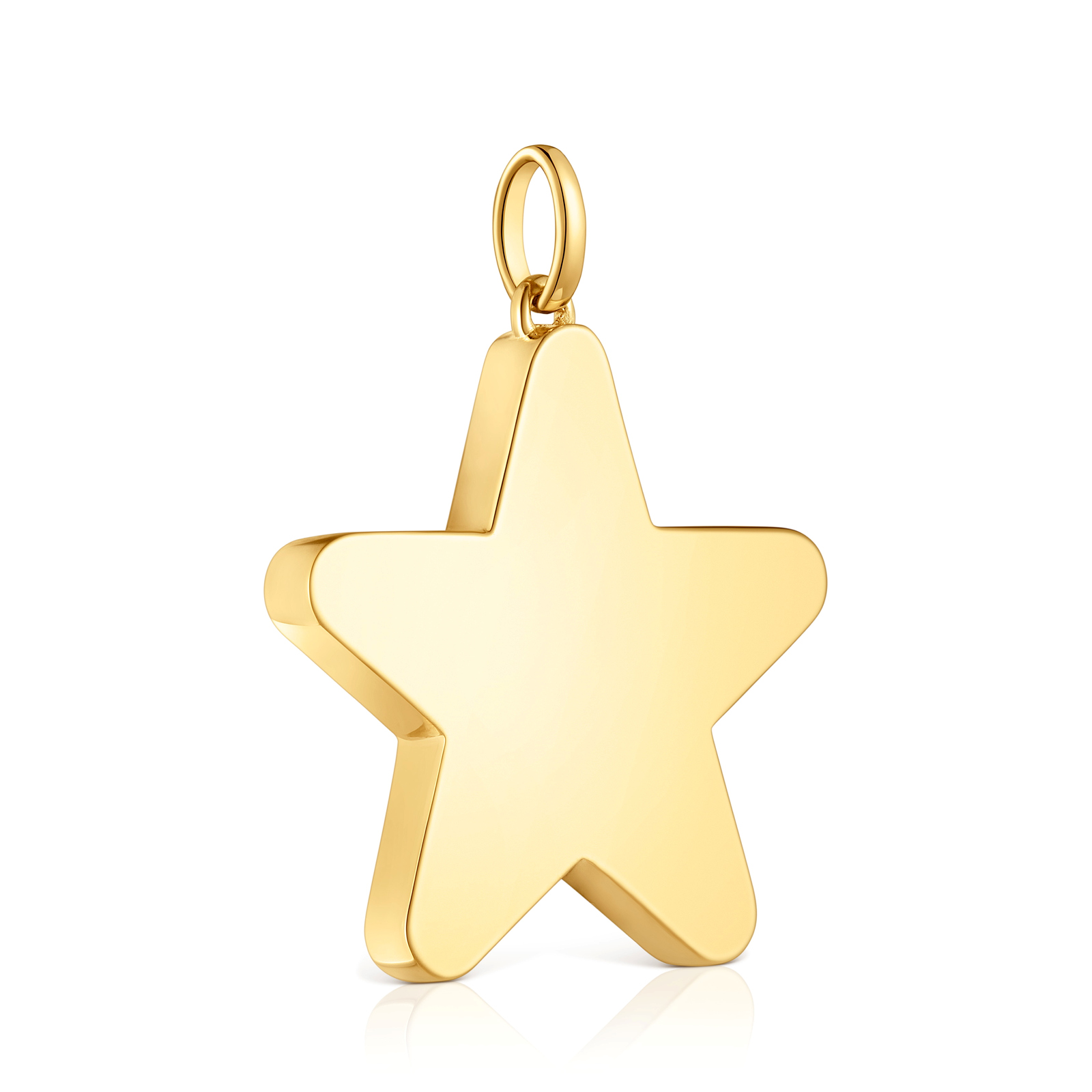 COLGANTE PLATA 1ªLEY BAÑO ORO ESTREL 29MM - 2