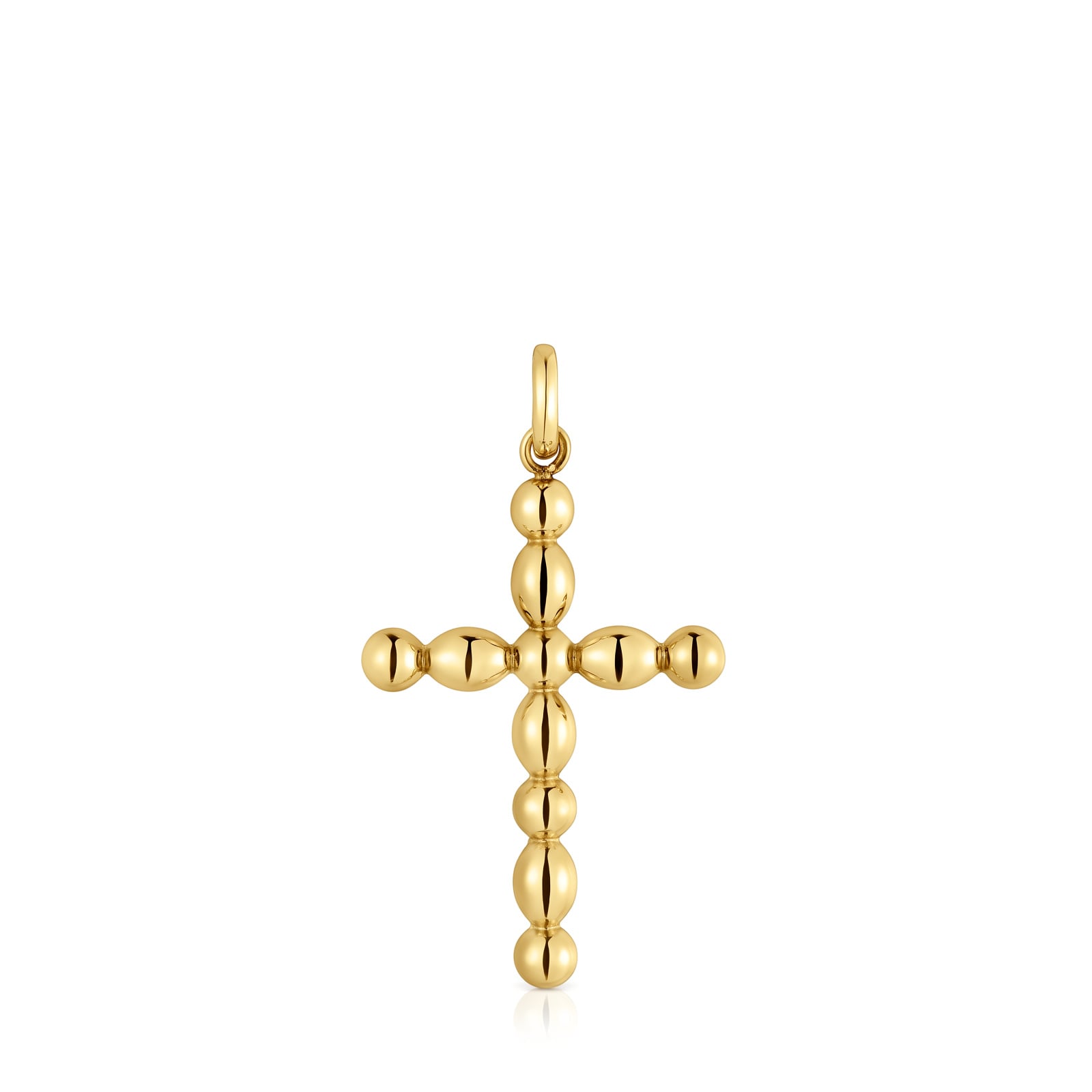 COLGANTE GRANDE MOTIVO CRUZ DE ORO BASICS - 1