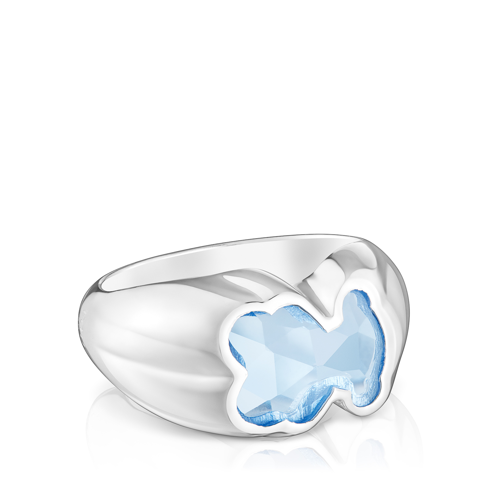 ANILLO PLATA OSO ICON COLOR LGG TALLA 14 - 2
