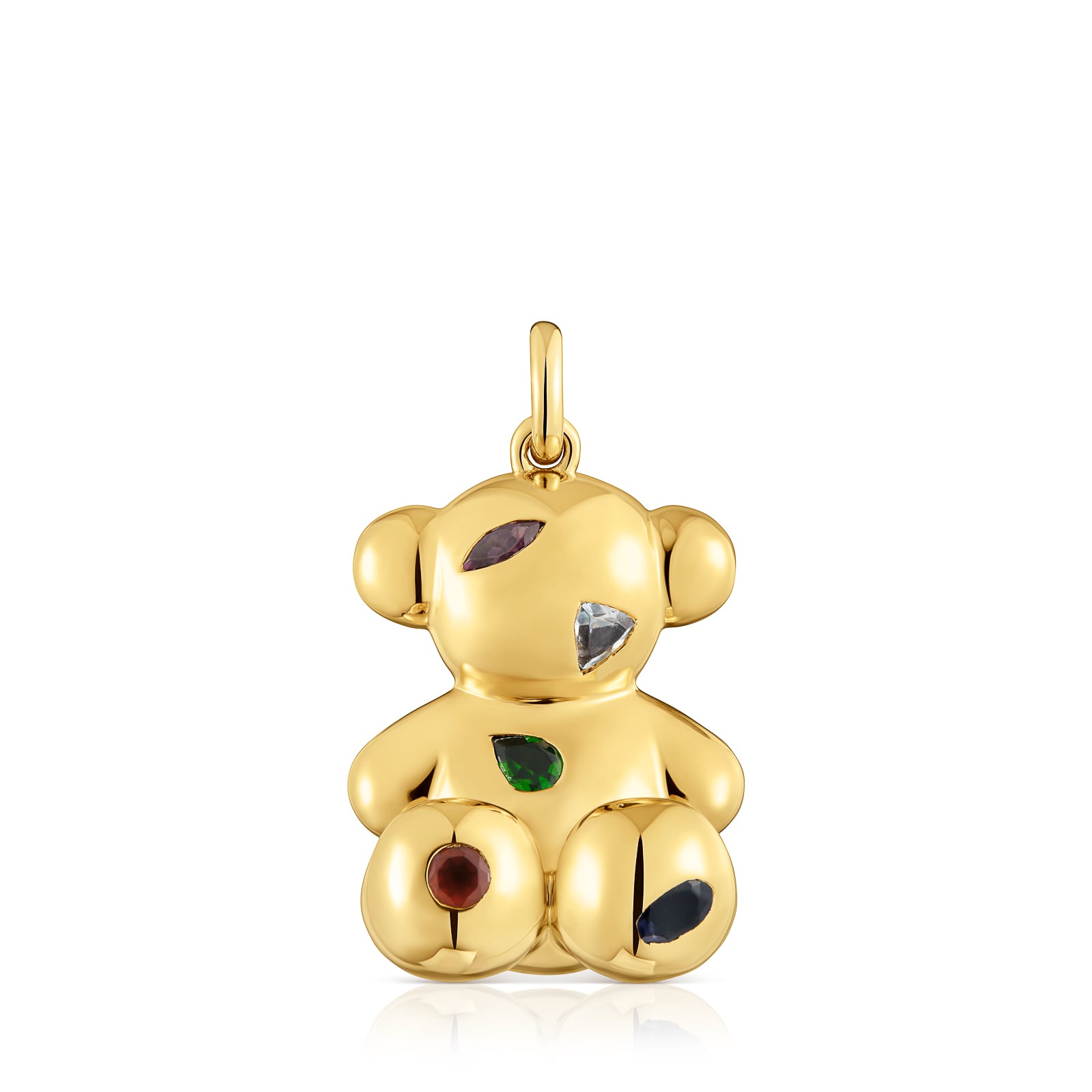 DIJE PLATA BAÑO ORO 18KT - 1