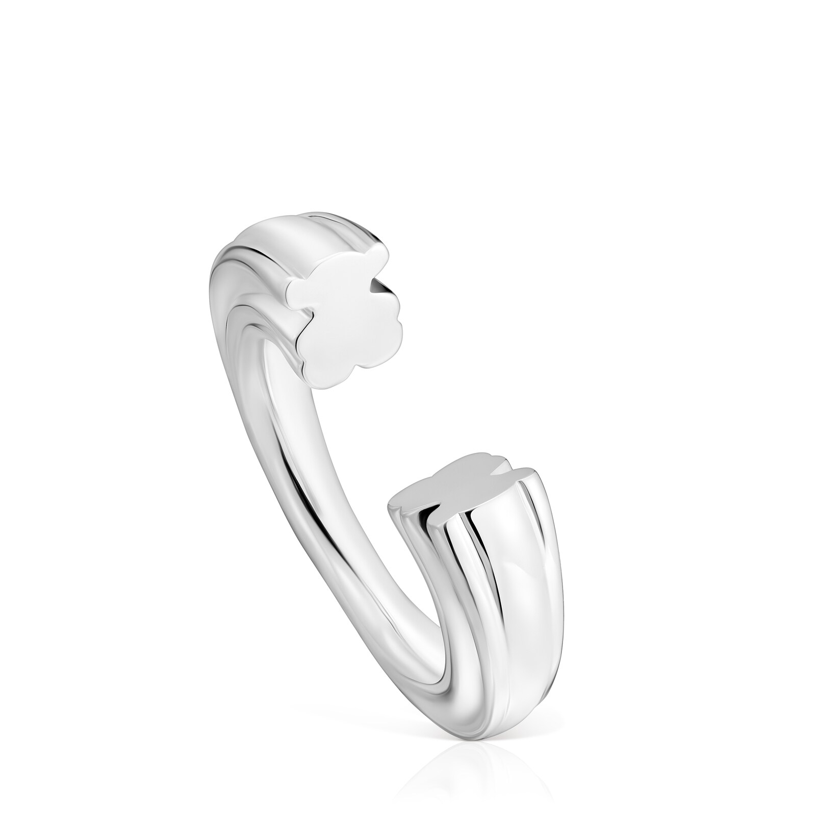 ANILLO ABIERTO DE PLATA Y MOTIVO OSO TOUS 1950 - 1