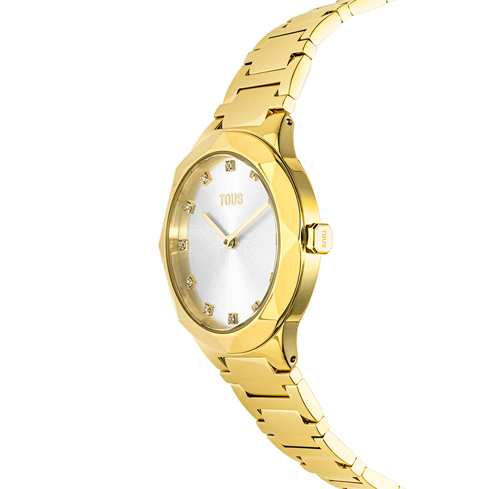 RELOJ ANALÓGICO CON BRAZALETE DE ACERO IPG DORADO KARAT - 2
