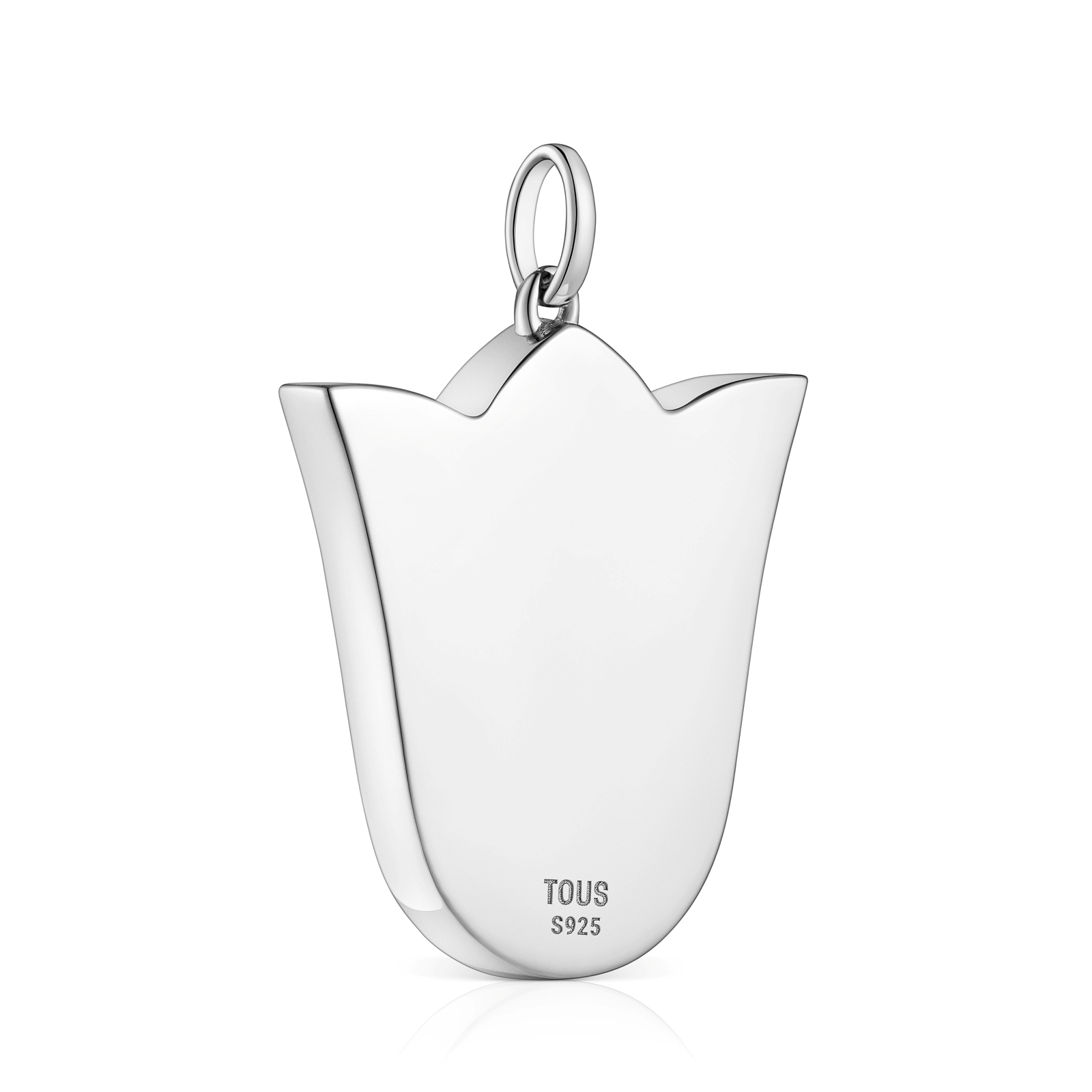 COLGANTE MEDIANO TULIPA DE PLATA 29 MM SWEET DOLLS - 3