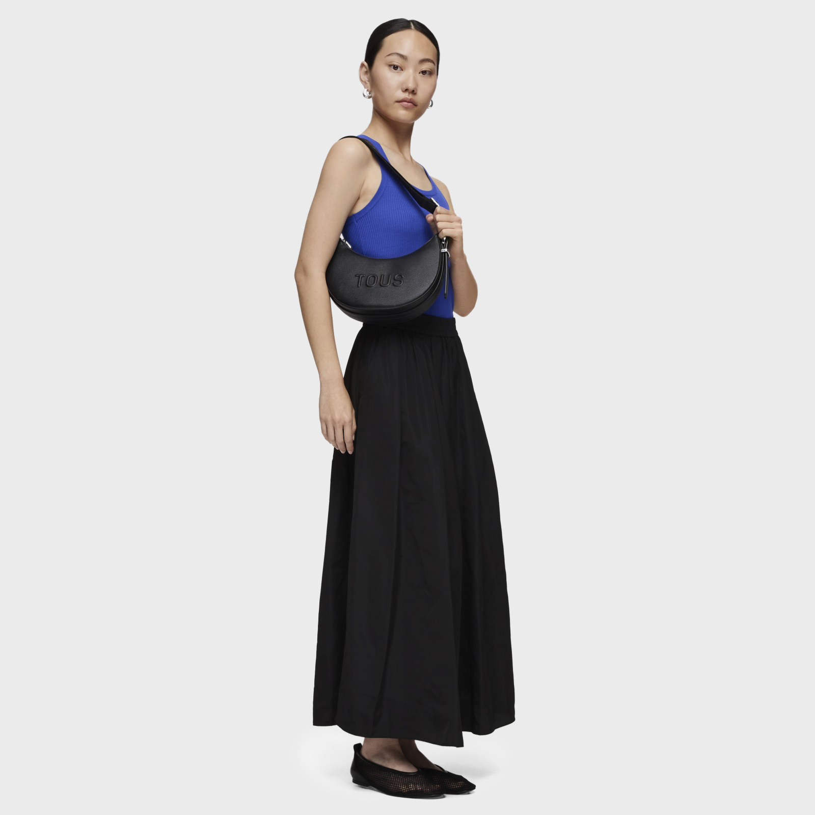 BOLSO DE HOMBRO MEDIANO NEGRO TOUS BRENDA - 6