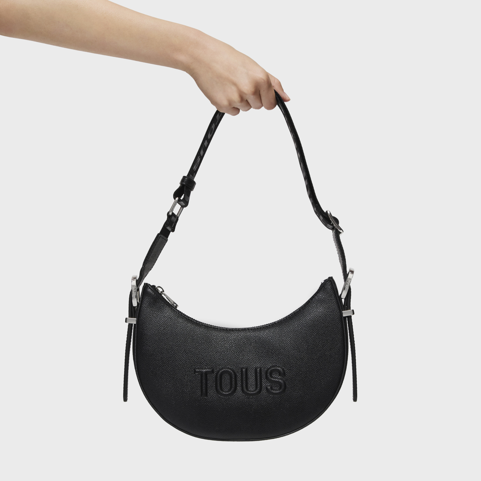 BOLSO DE HOMBRO MEDIANO NEGRO TOUS BRENDA - 7