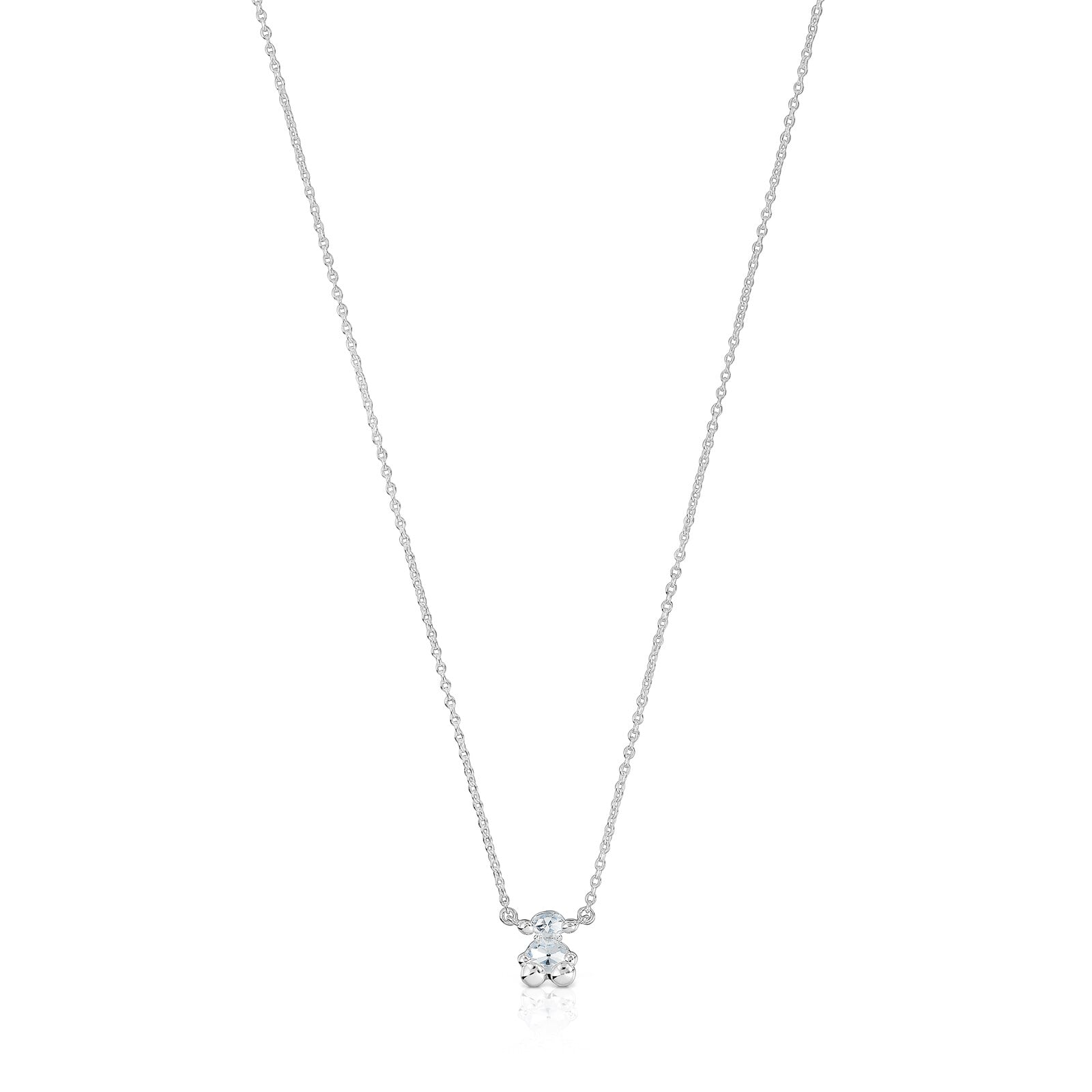 COLLAR PLATAOSO ROCK CRYSTAL - 1