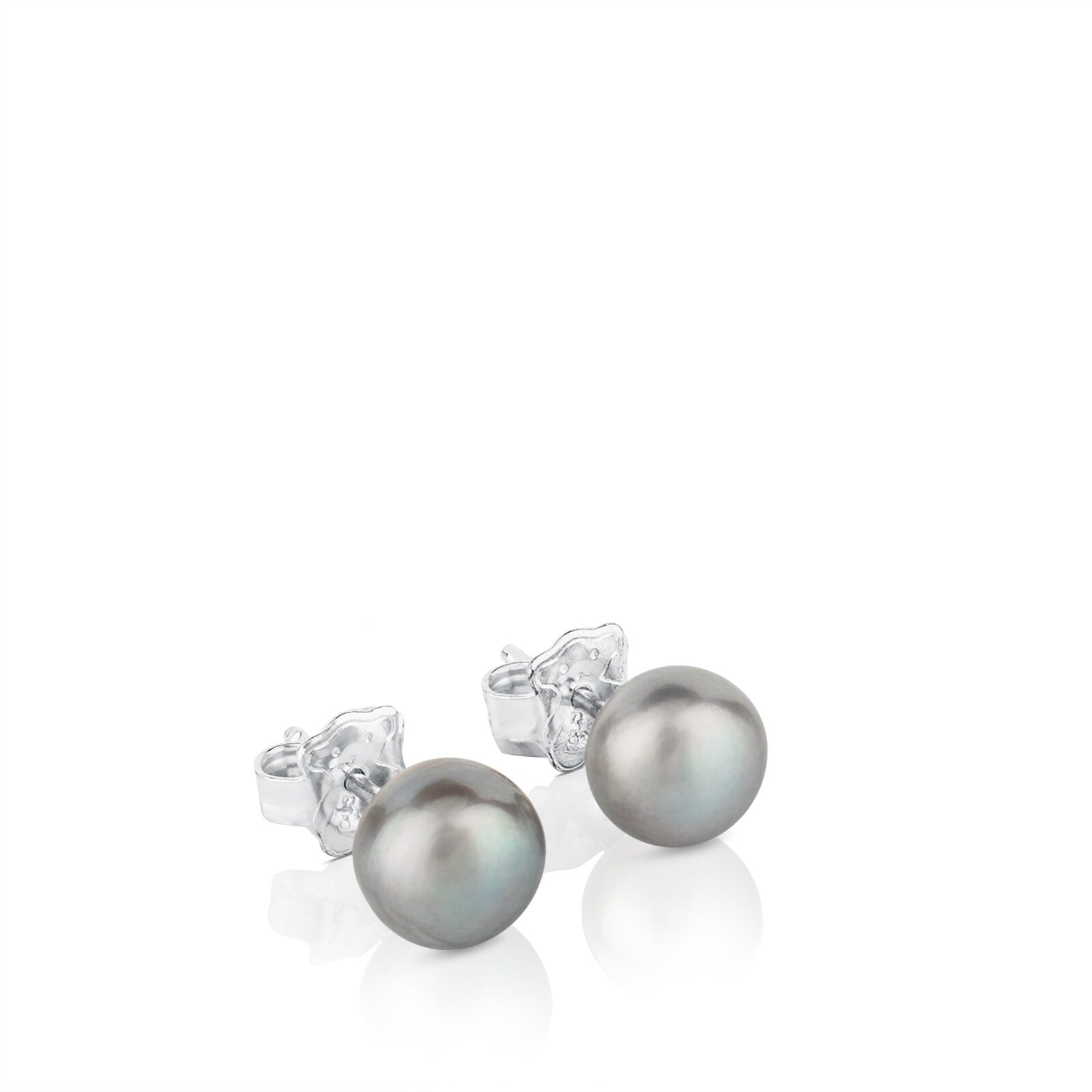PACK 4 ARETES PLATA PERLA - 2