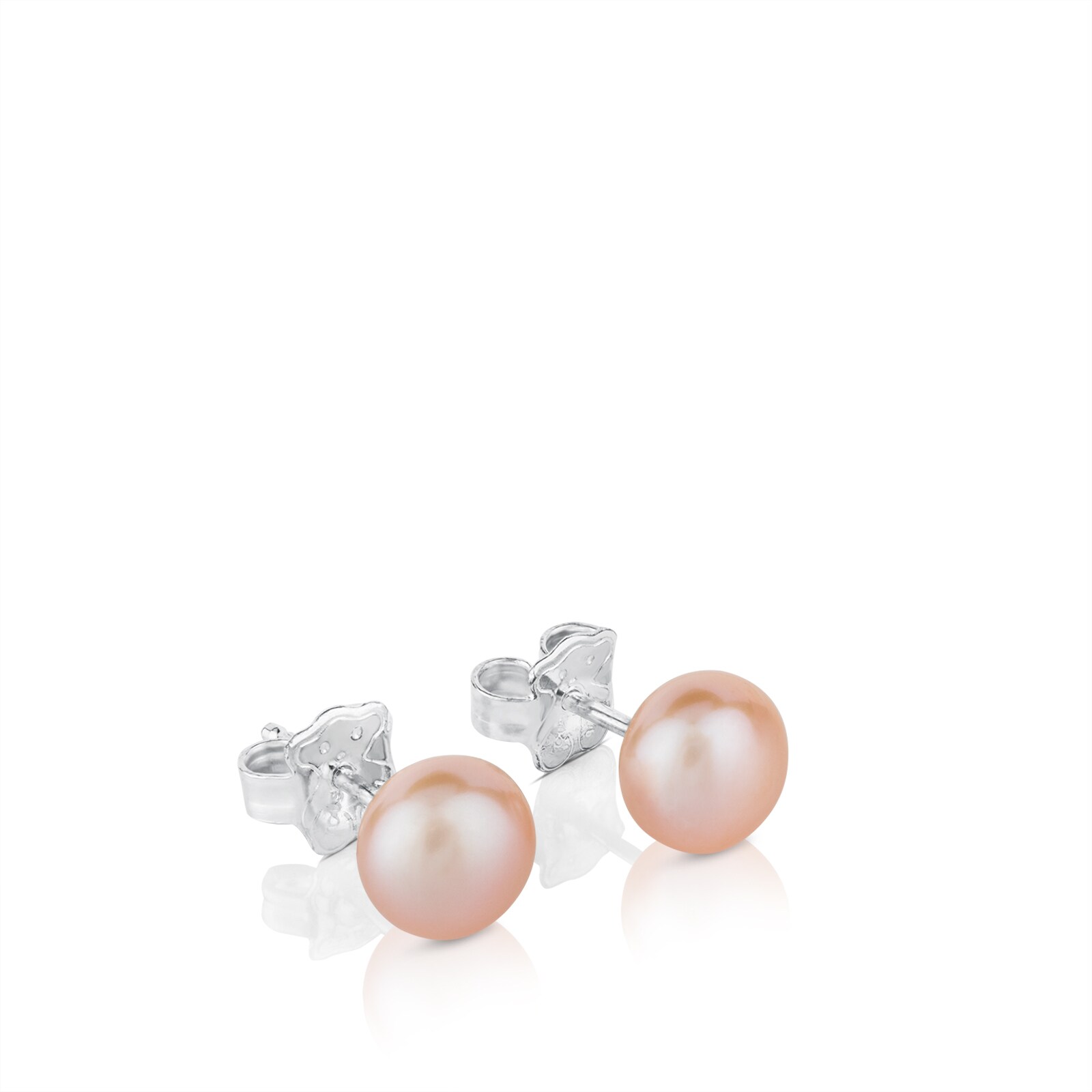 PACK 4 ARETES PLATA PERLA - 3