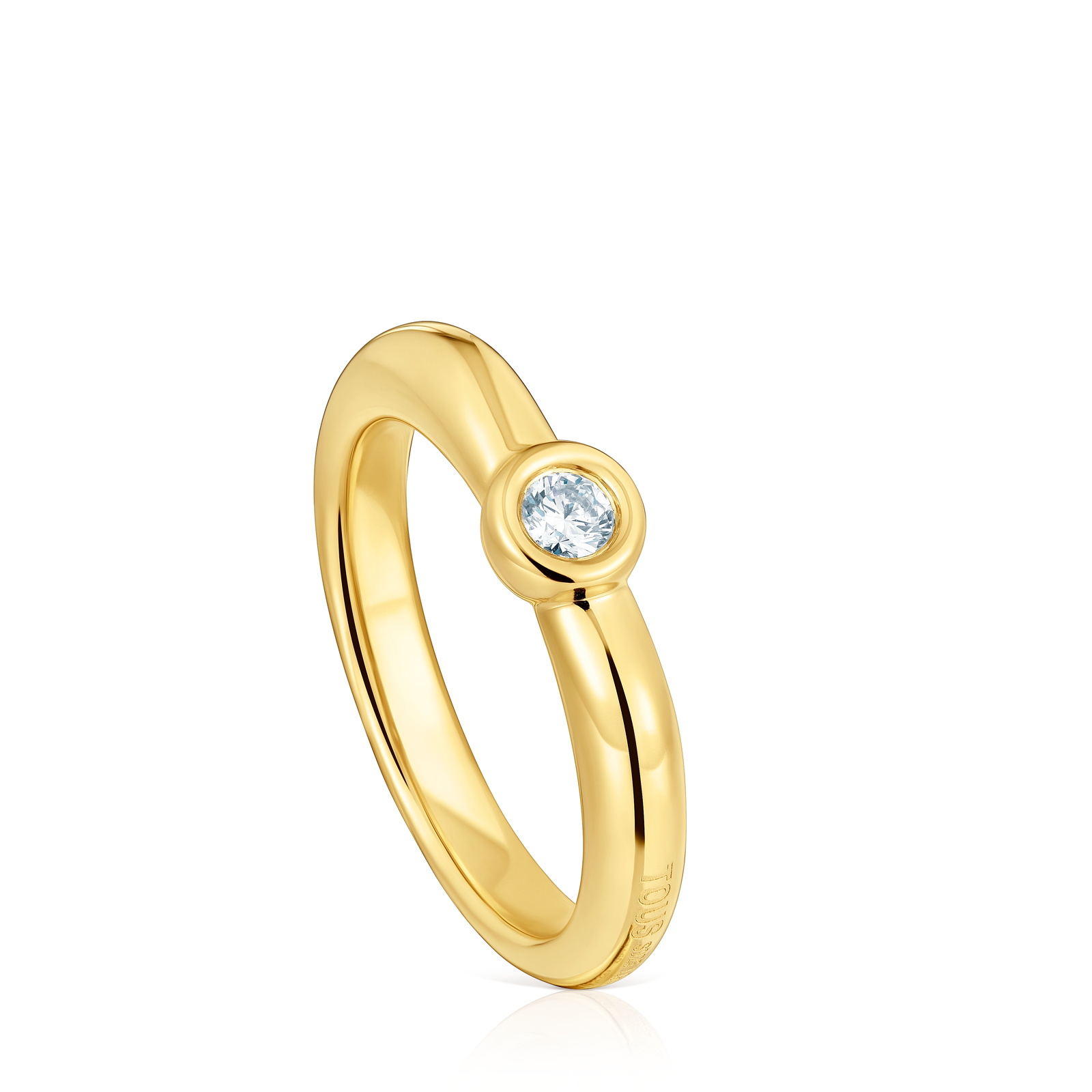 ANILLO PLATA CON DIAMANTE - 1