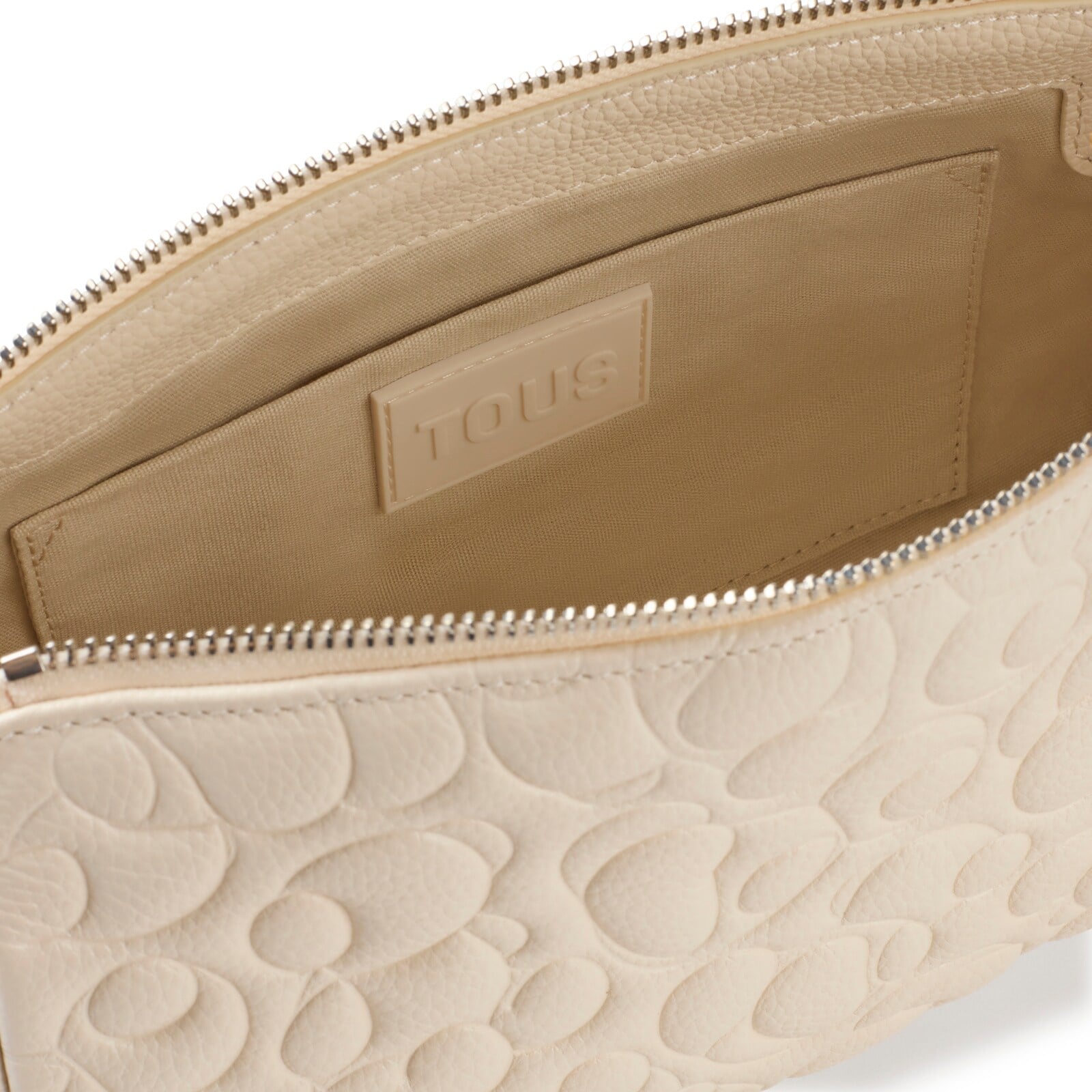 BANDOLERA GRANDE DE PIEL BEIGE TOUS GRETA - 3