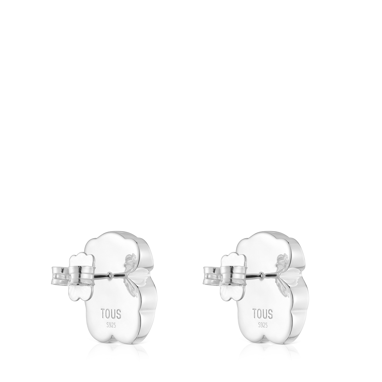 PENDIENTES PLATA 1ªLEY OSO NACAR 16MM - 3