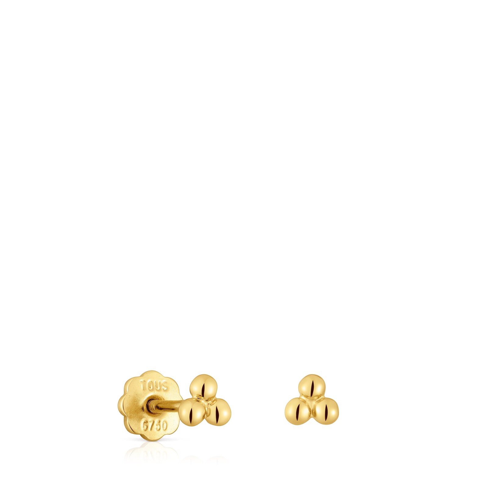 ARETES DE ORO MOTIVOS 4 MM BASICS - 1