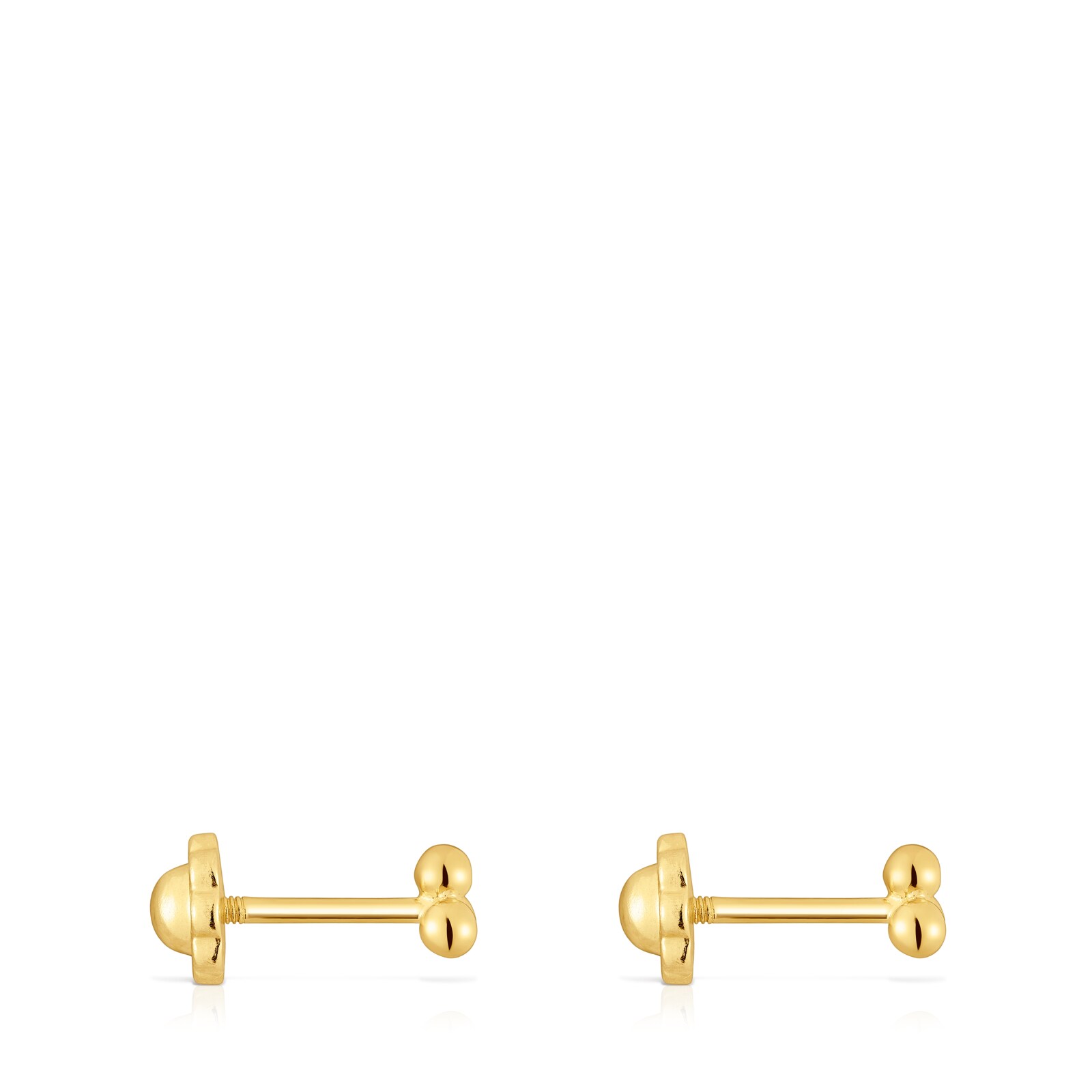ARETES DE ORO MOTIVOS 4 MM BASICS - 2