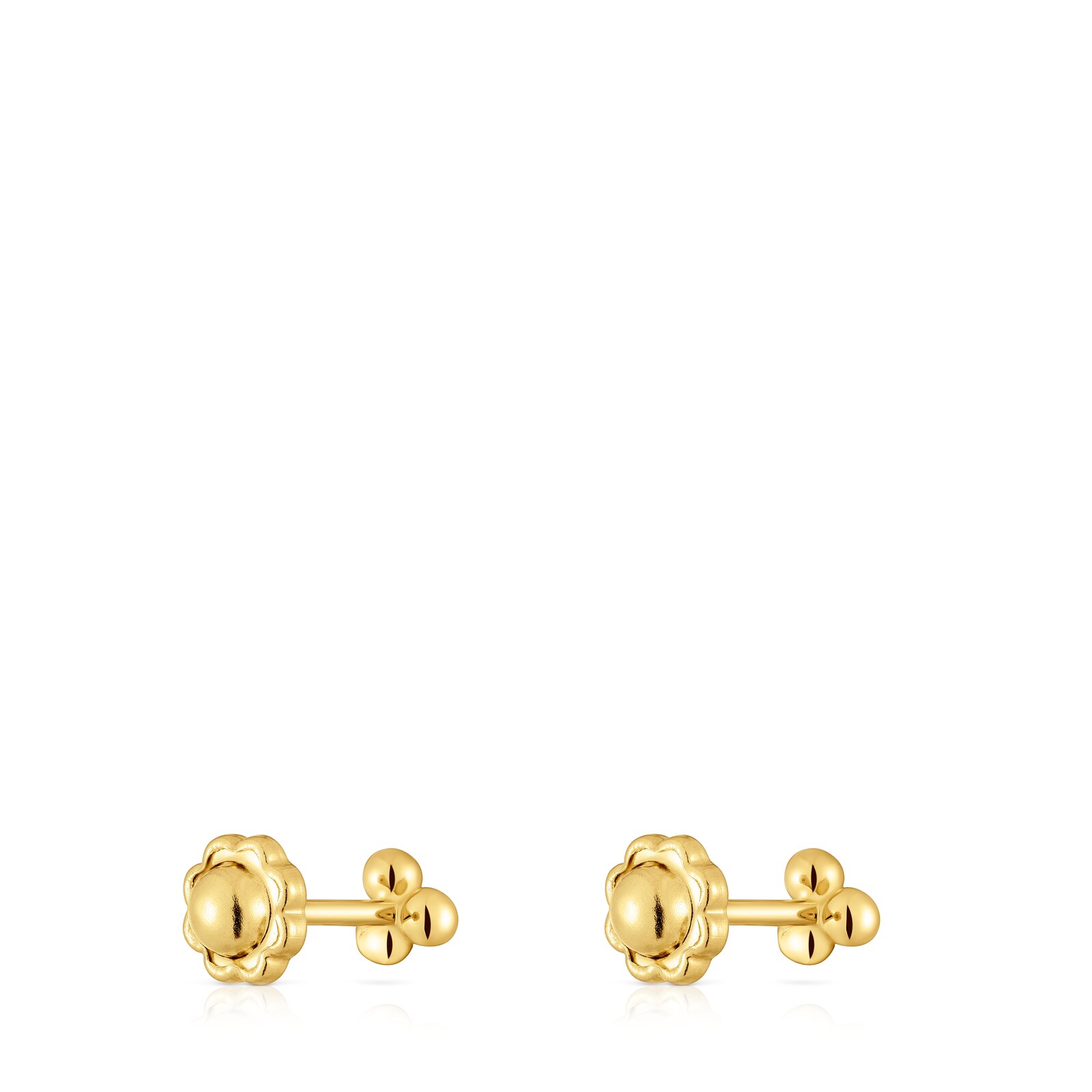 ARETES DE ORO MOTIVOS 4 MM BASICS - 3