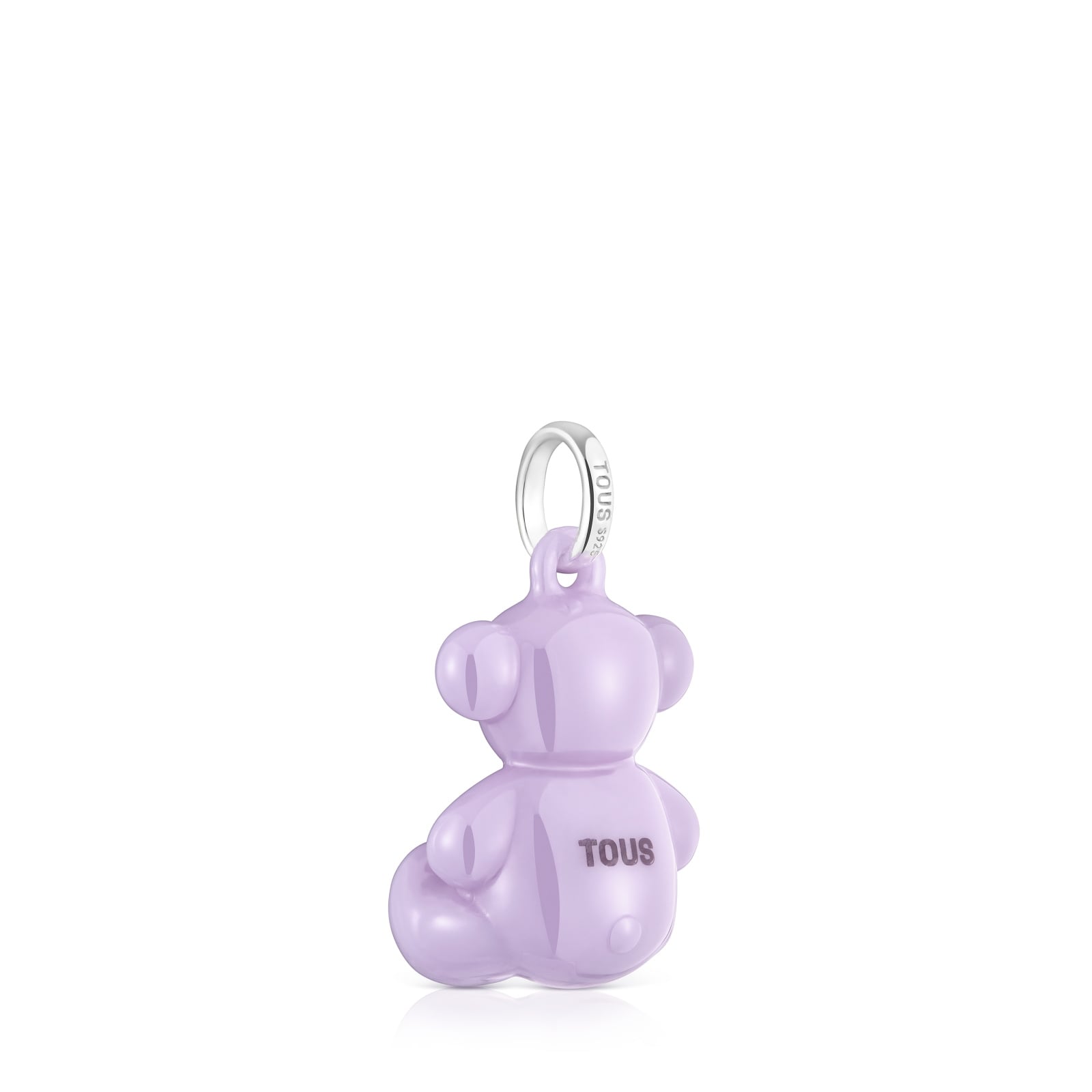 DIJE CERAMICA LILA/PLATA 1ªLEY OSO - 3