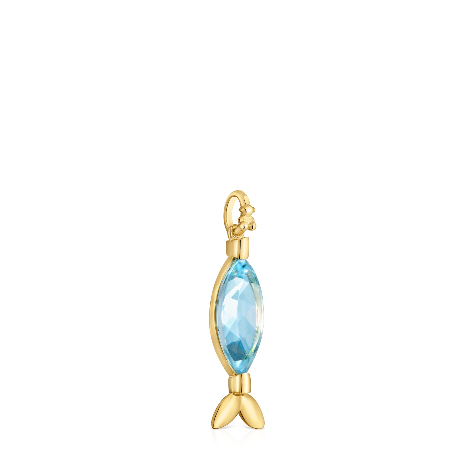 DIJE ORO 14K CON TOPACIO - 2