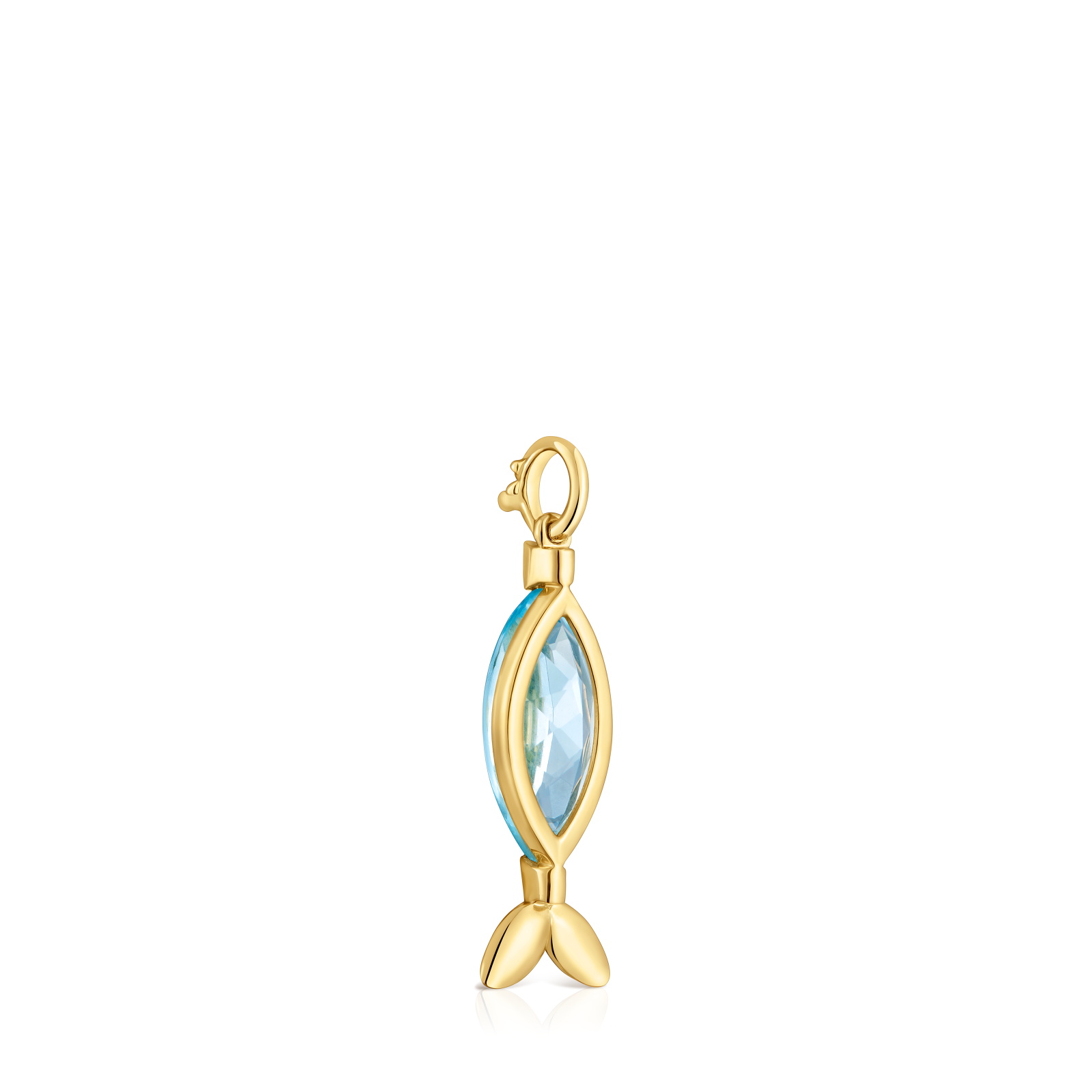 DIJE ORO 14K CON TOPACIO - 3