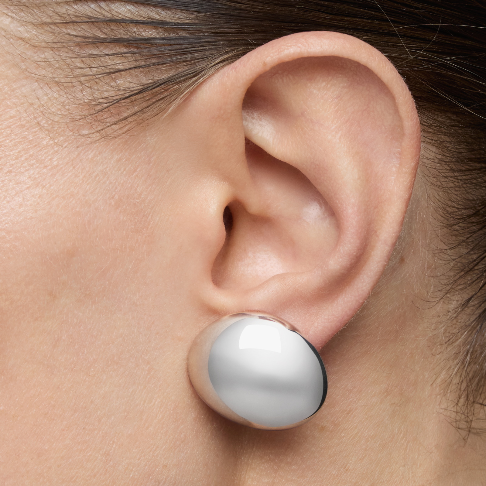 PENDIENTES PLATA 1ªLEY 22MM CIERRE OMEGA - 6
