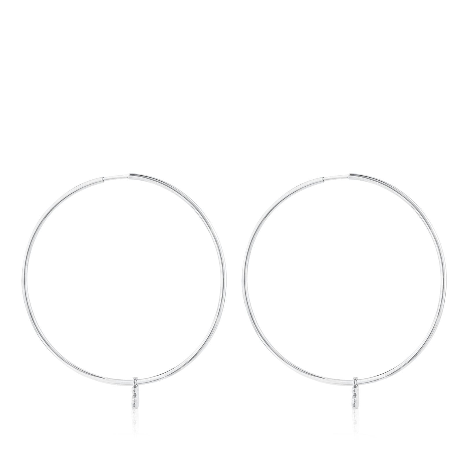 PENDIENTES ARO DE PLATA 4CM TOUS BEAR - 2