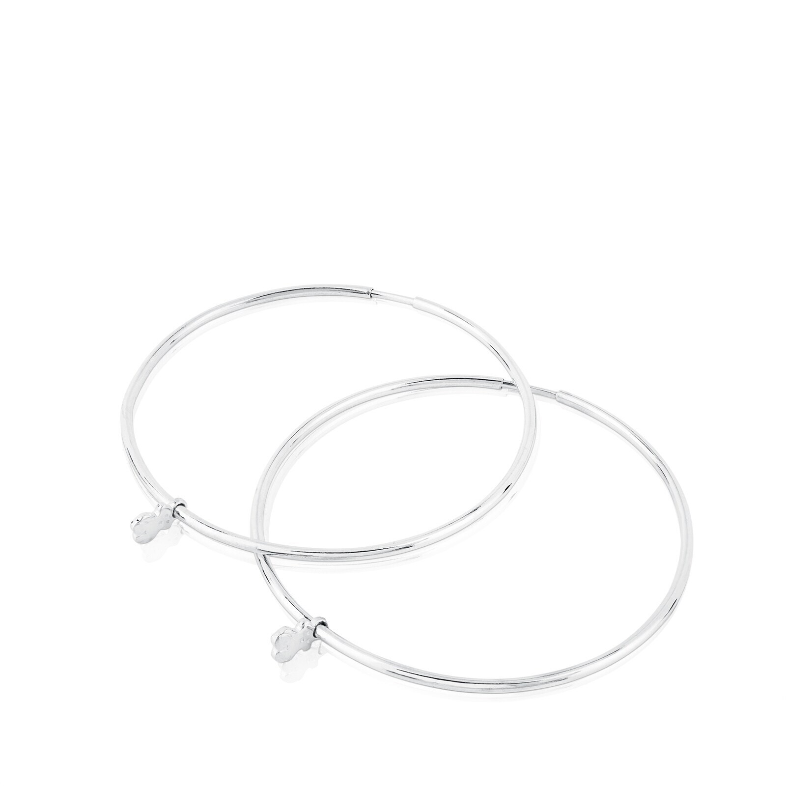 PENDIENTES ARO DE PLATA 4CM TOUS BEAR - 3