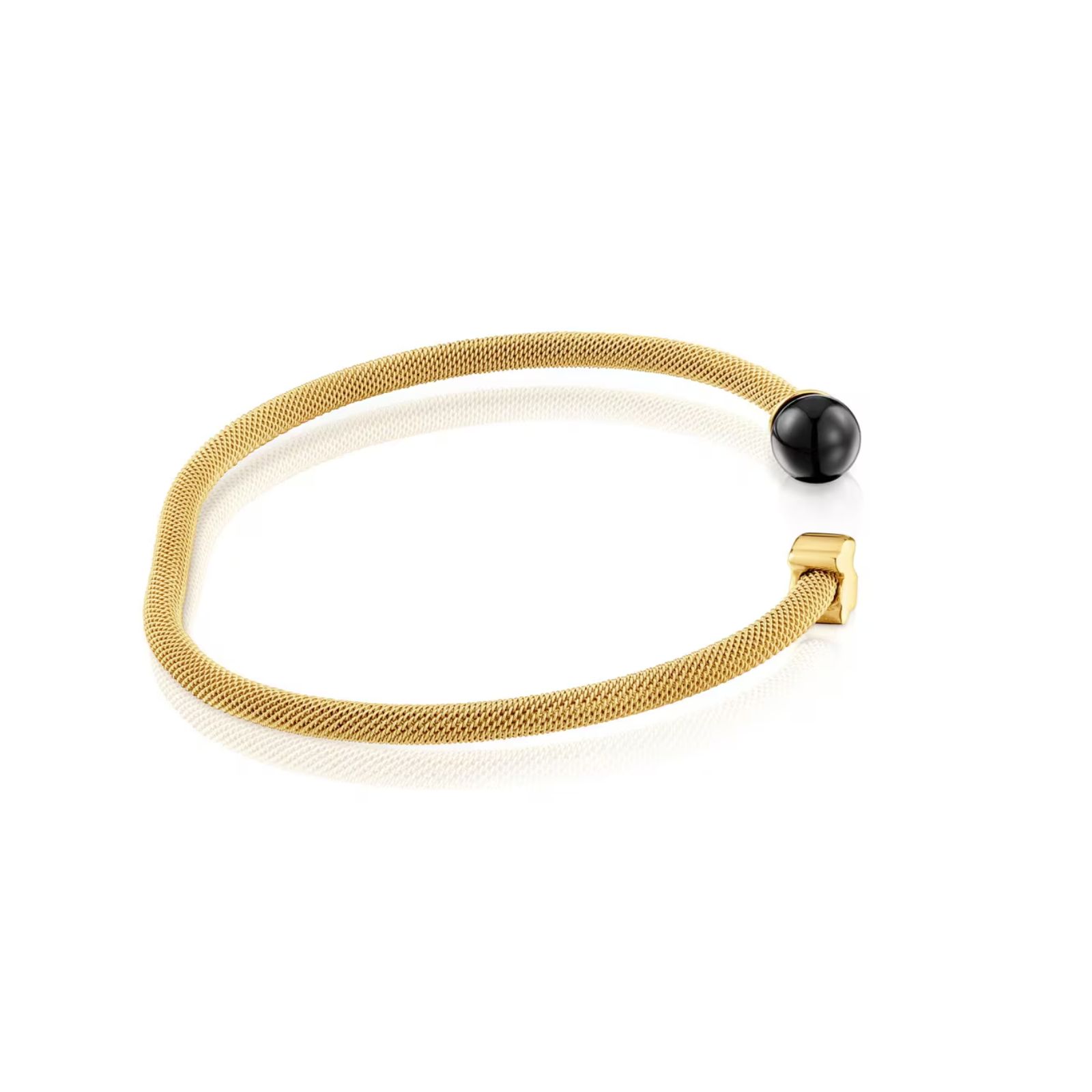 PULSERA ACERO IPG/PLATA BAÑO ONIX ICON MESH (000952) - 2