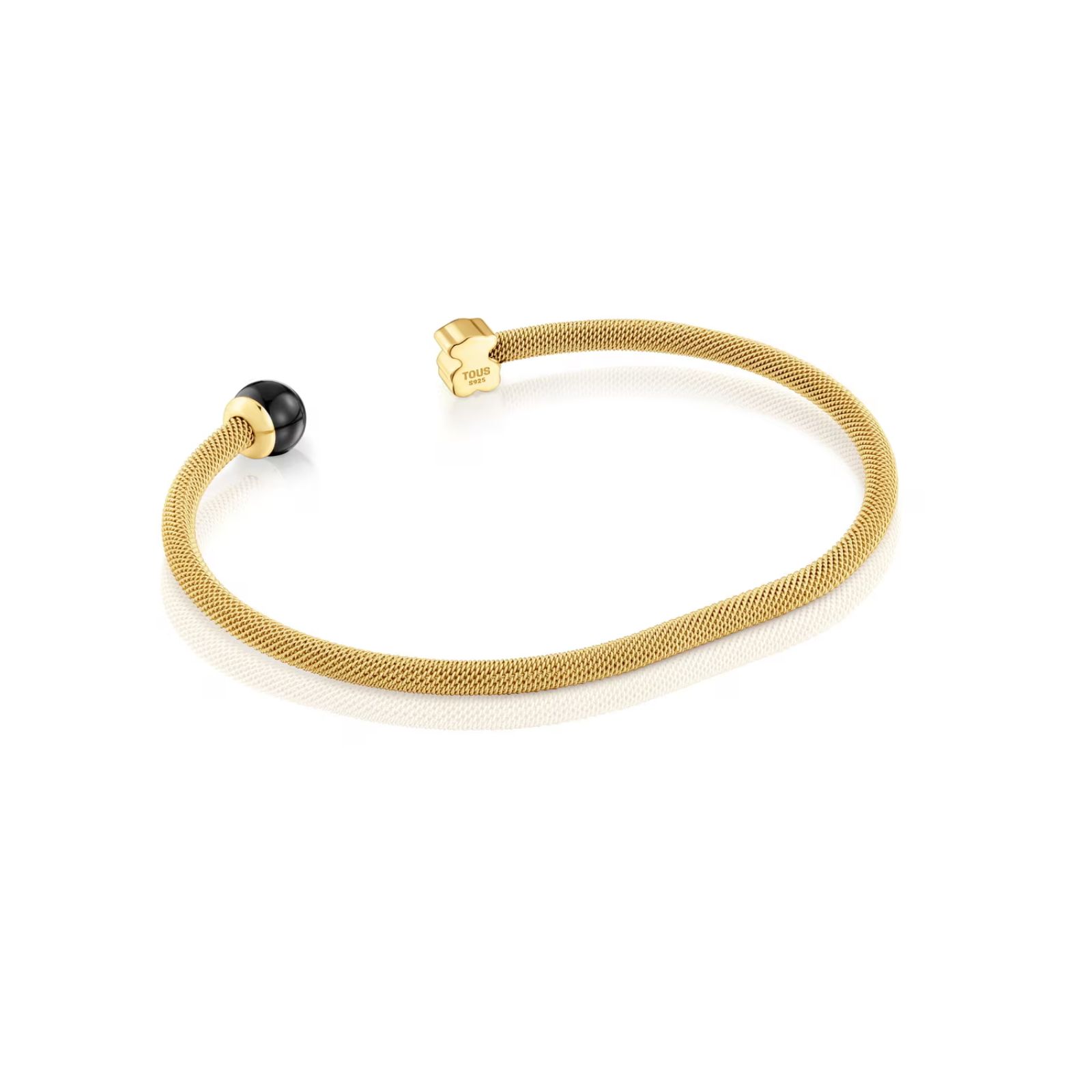 PULSERA ACERO IPG/PLATA BAÑO ONIX ICON MESH (000952) - 3