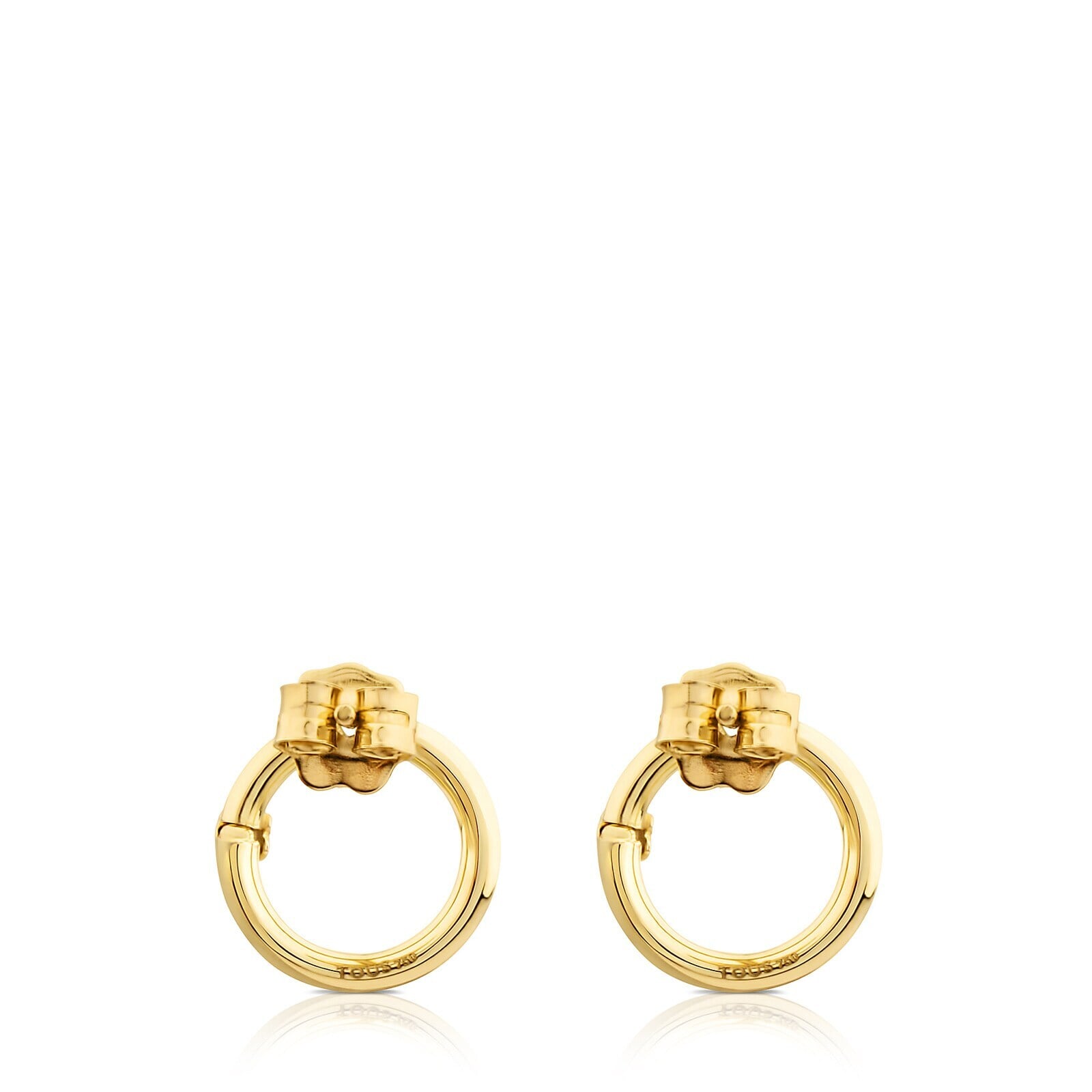 PENDIENTES PEQUEÑOS DE ORO HOLD - 3