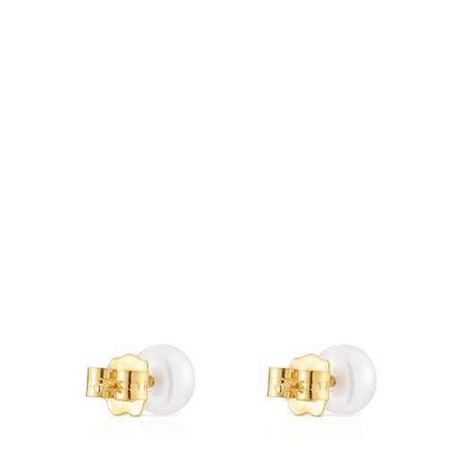 ARETES DE ORO Y PERLA CULTIVADA - 2