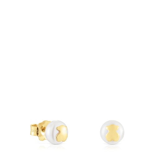 ARETES DE ORO Y PERLA CULTIVADA - 3