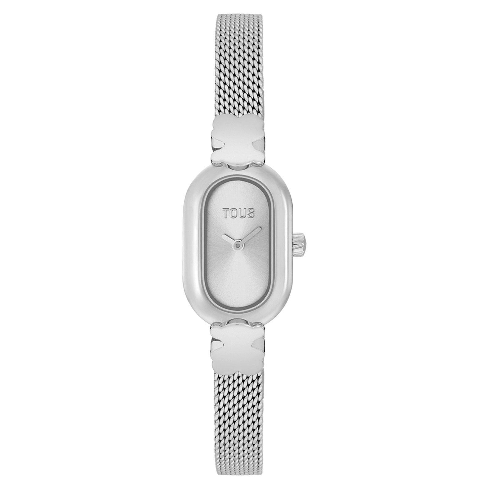 RELOJ ANALÓGICO DE ACERO OVAL ICON - 1