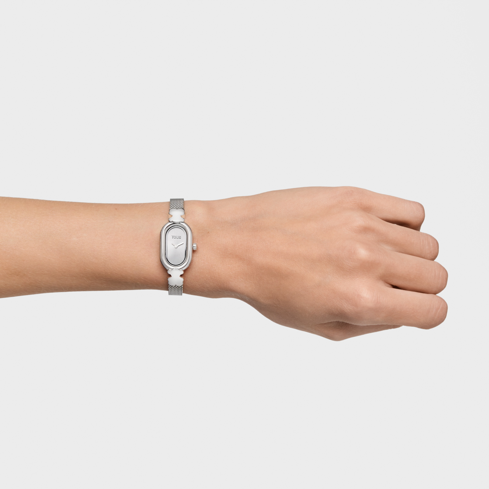 RELOJ ANALÓGICO DE ACERO OVAL ICON - 5