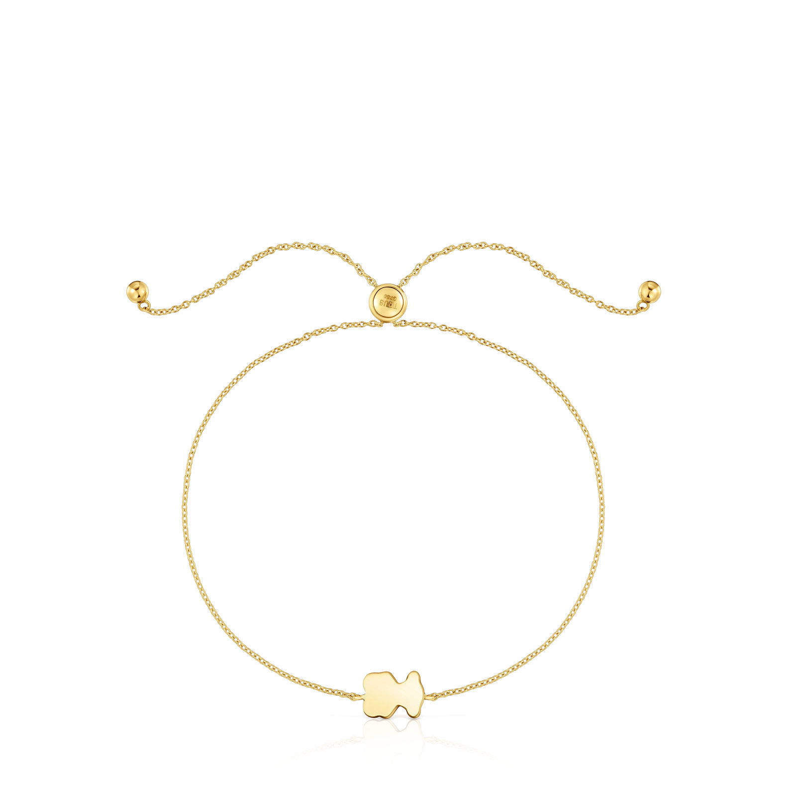 PULSERA MOTIVO OSO DE ORO Y LAPISLÁZULI TOUS 1950 - 2