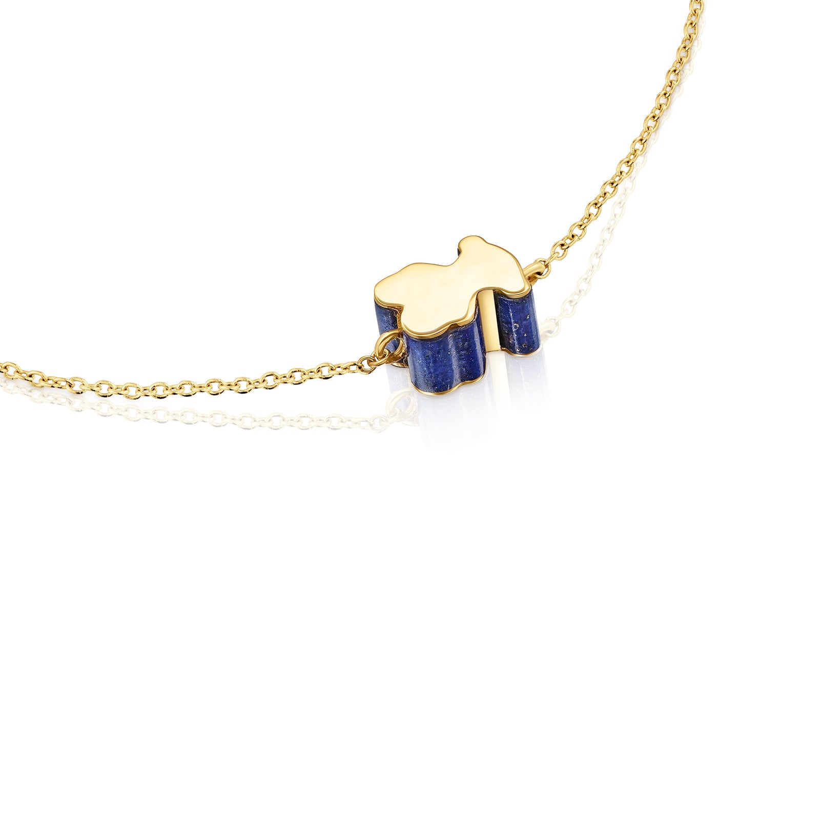PULSERA MOTIVO OSO DE ORO Y LAPISLÁZULI TOUS 1950 - 3
