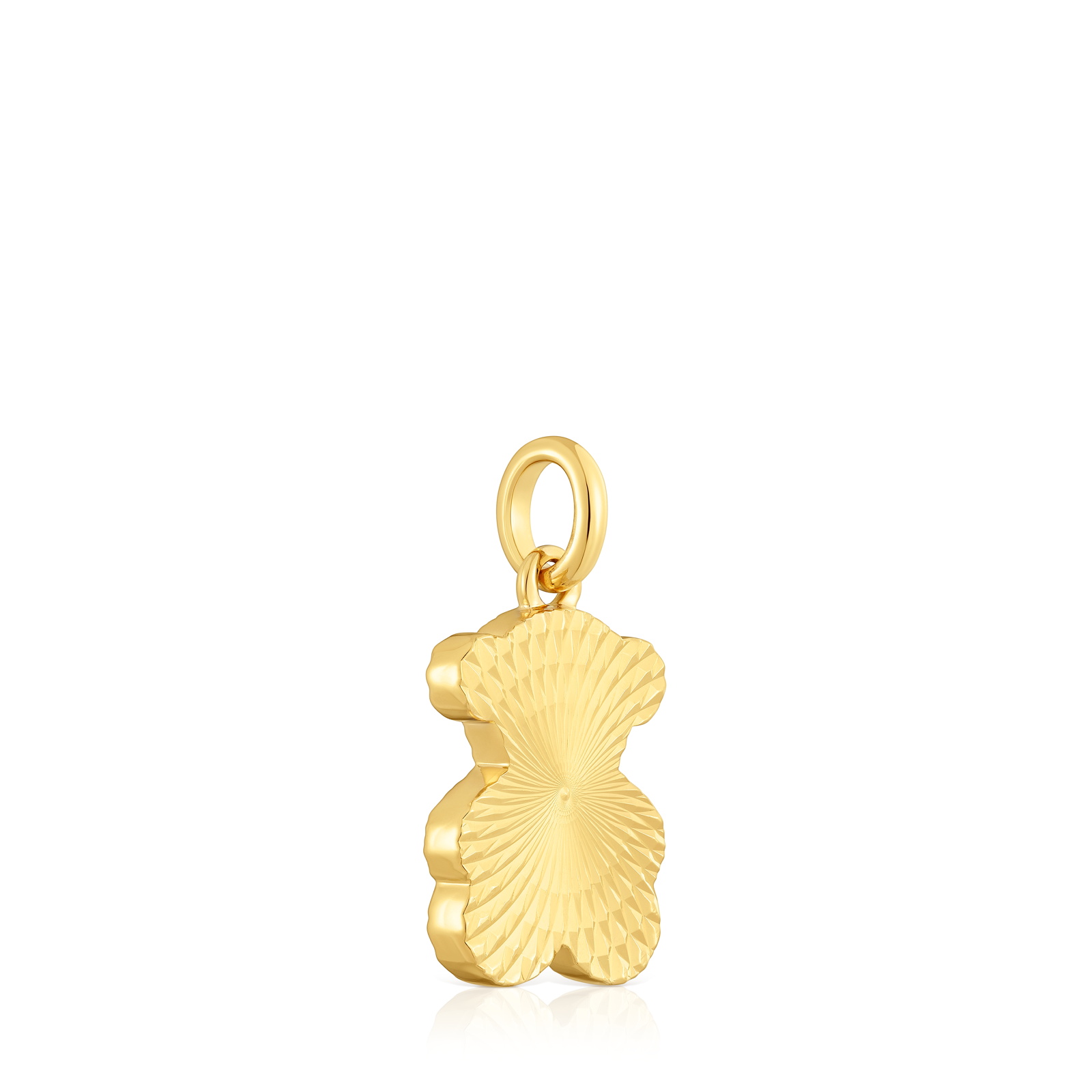 DIJE PLATA BAÑO ORO 18KT OSO - 2