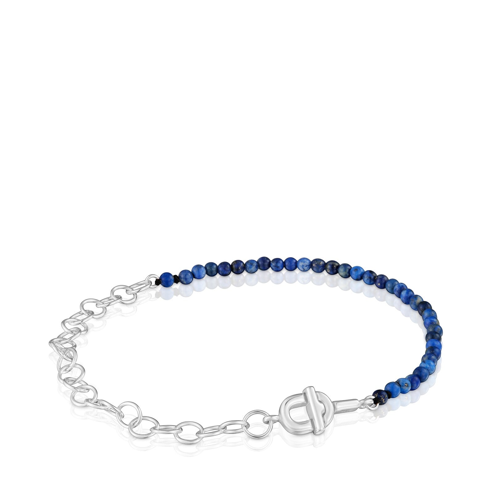 PULSERA PLATA 1ªLEY/LAPISLAZULI 17,5CM - 1