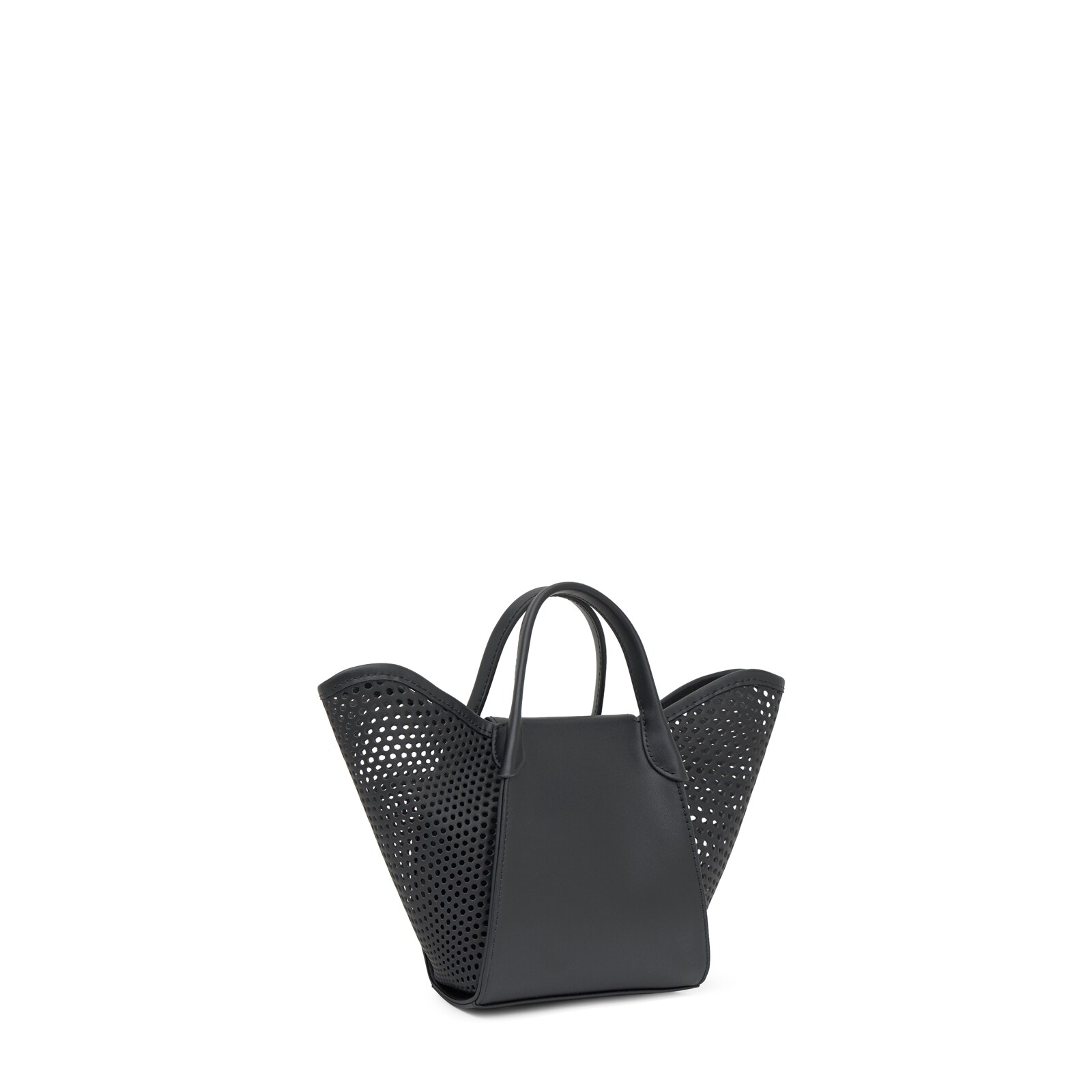 BOLSOS CAPAZO S. TOUS TULIP CUTOUT NEGRO - 2