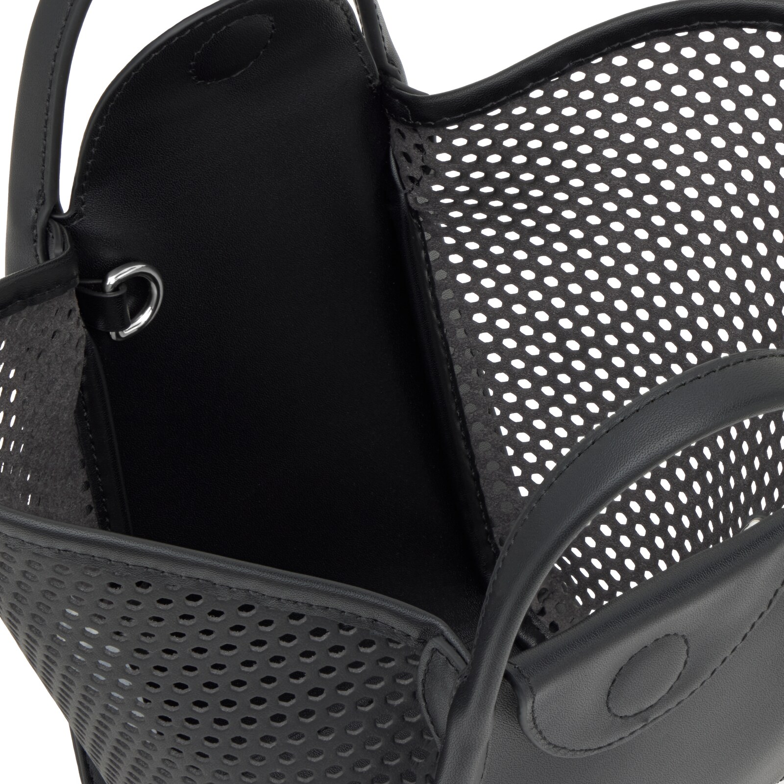BOLSOS CAPAZO S. TOUS TULIP CUTOUT NEGRO - 3