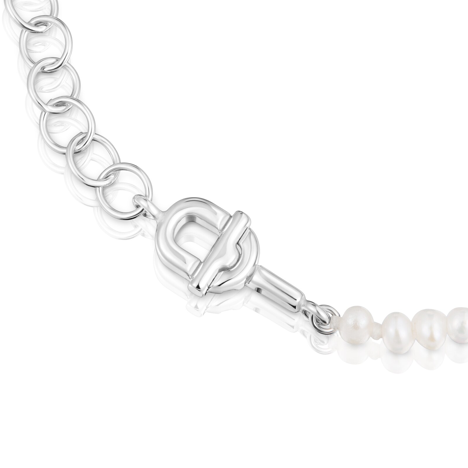 COLLAR PLATA 1ªLEY/PERLA CULTIVADA 45CM - 2