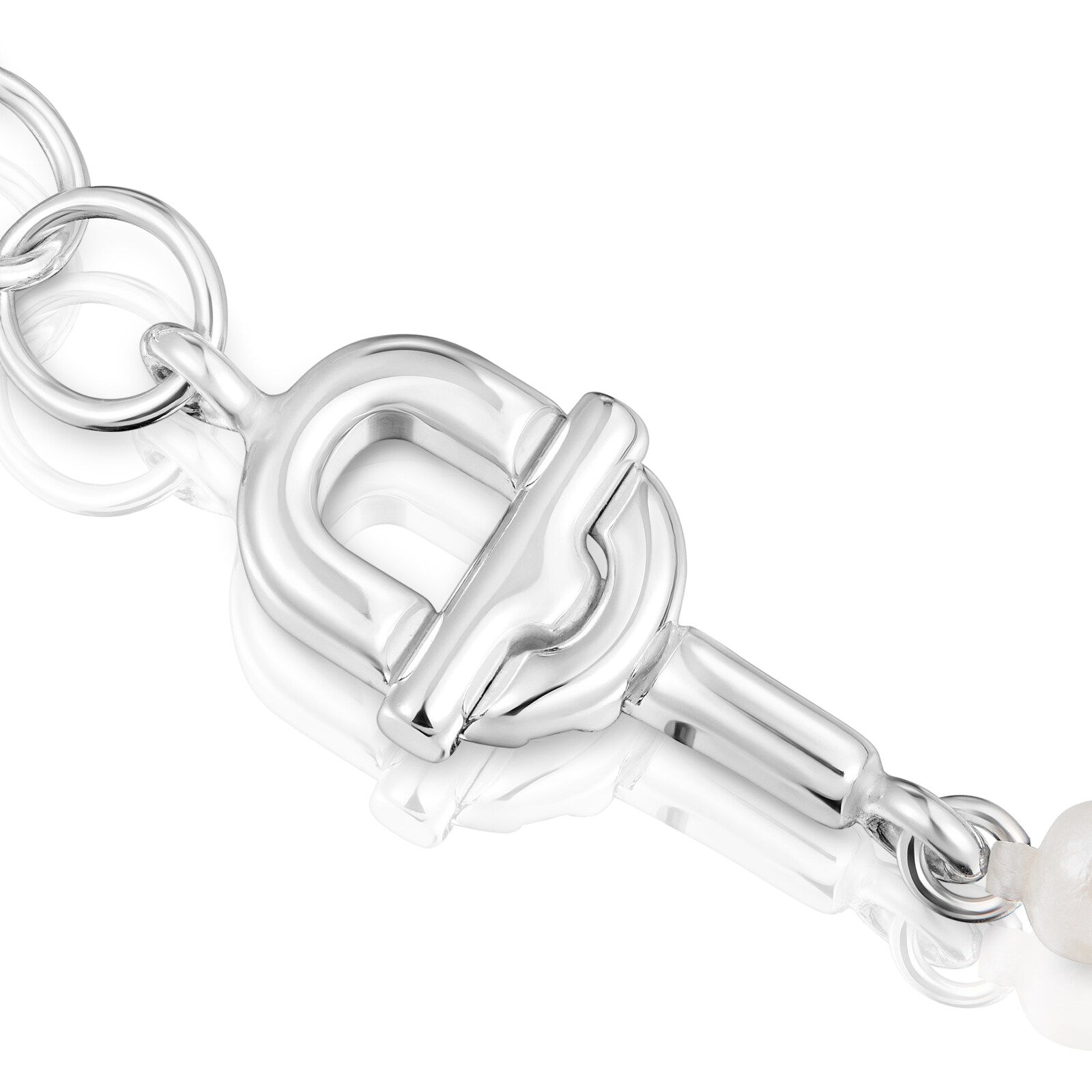 COLLAR PLATA 1ªLEY/PERLA CULTIVADA 45CM - 3