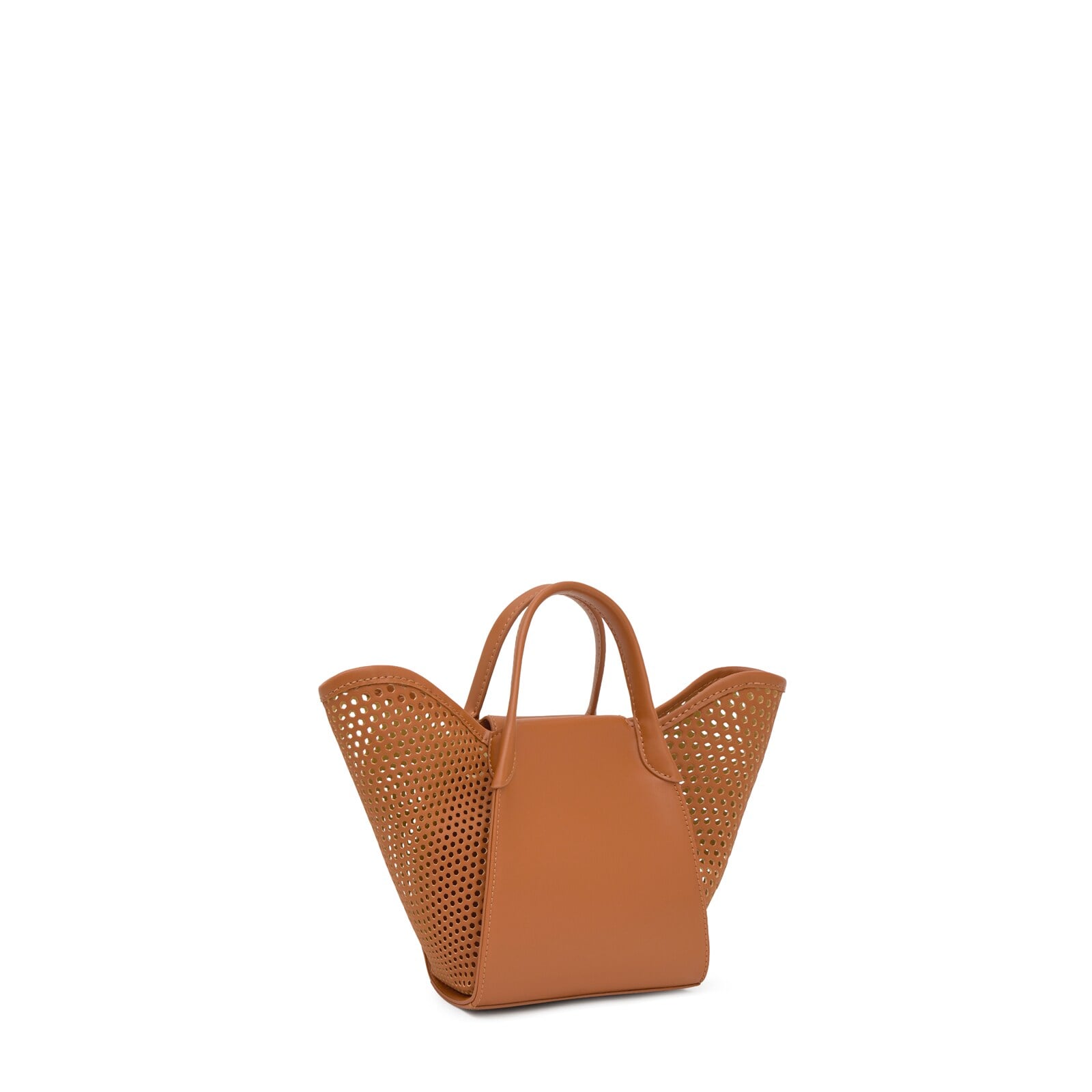 BOLSOS CAPAZO S. TOUS TULIP CUTOUT CAMEL - 2