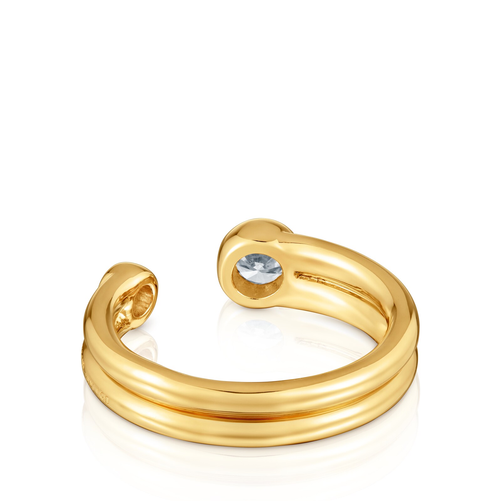 SORTIJA PLATA 1ªLEY BAÑO LGD 0.33CT G/VS - 3